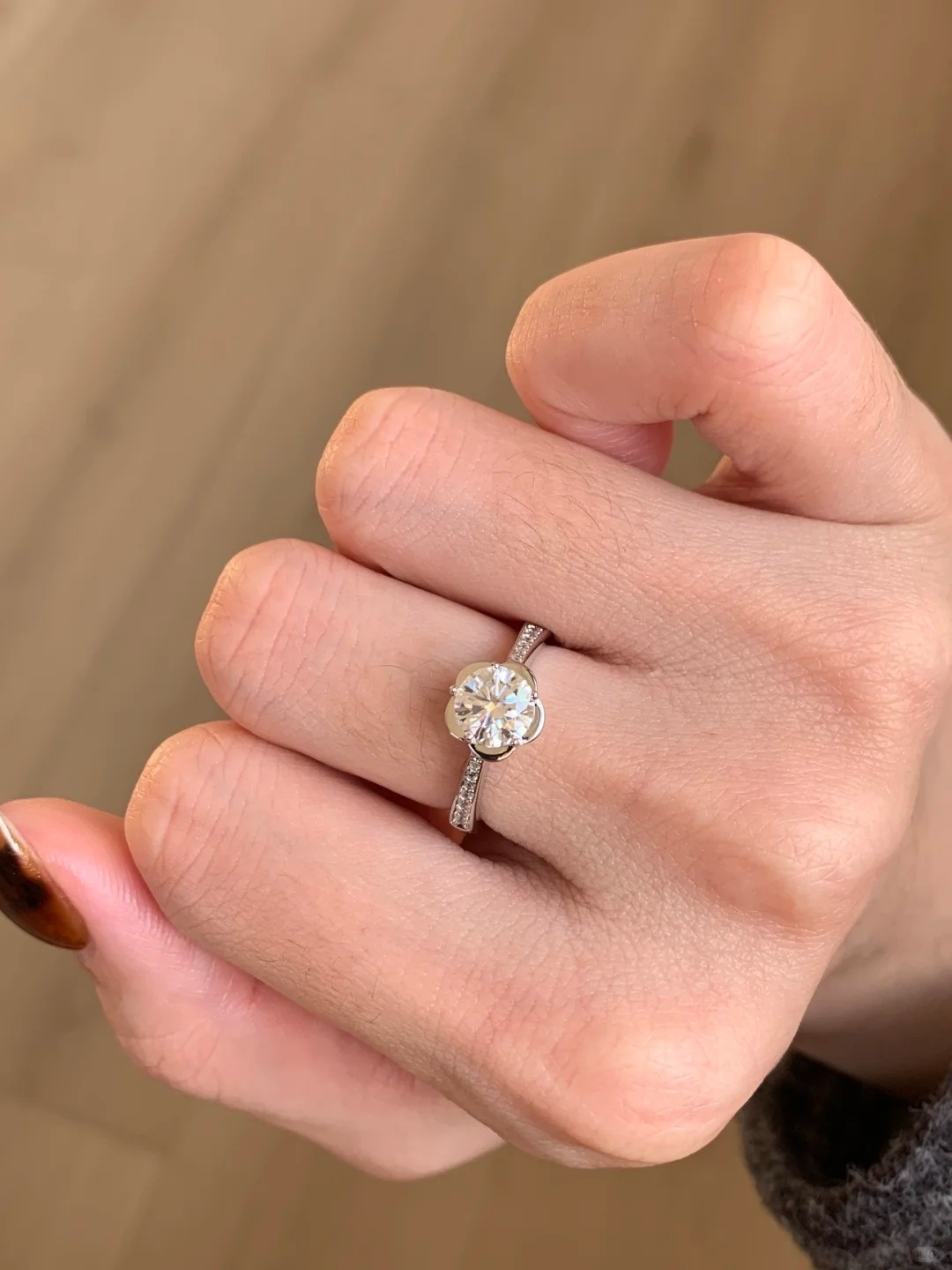 Silver Flower Ring