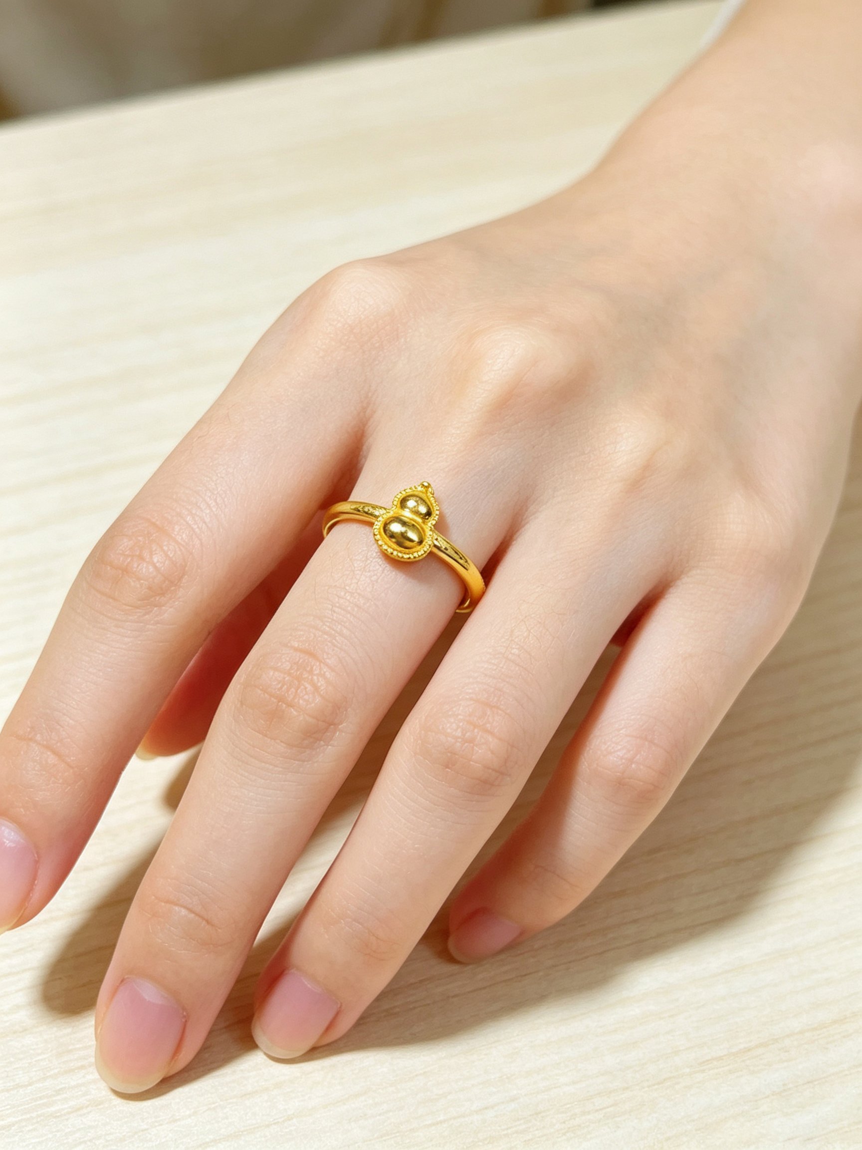Golden Gourd Ring