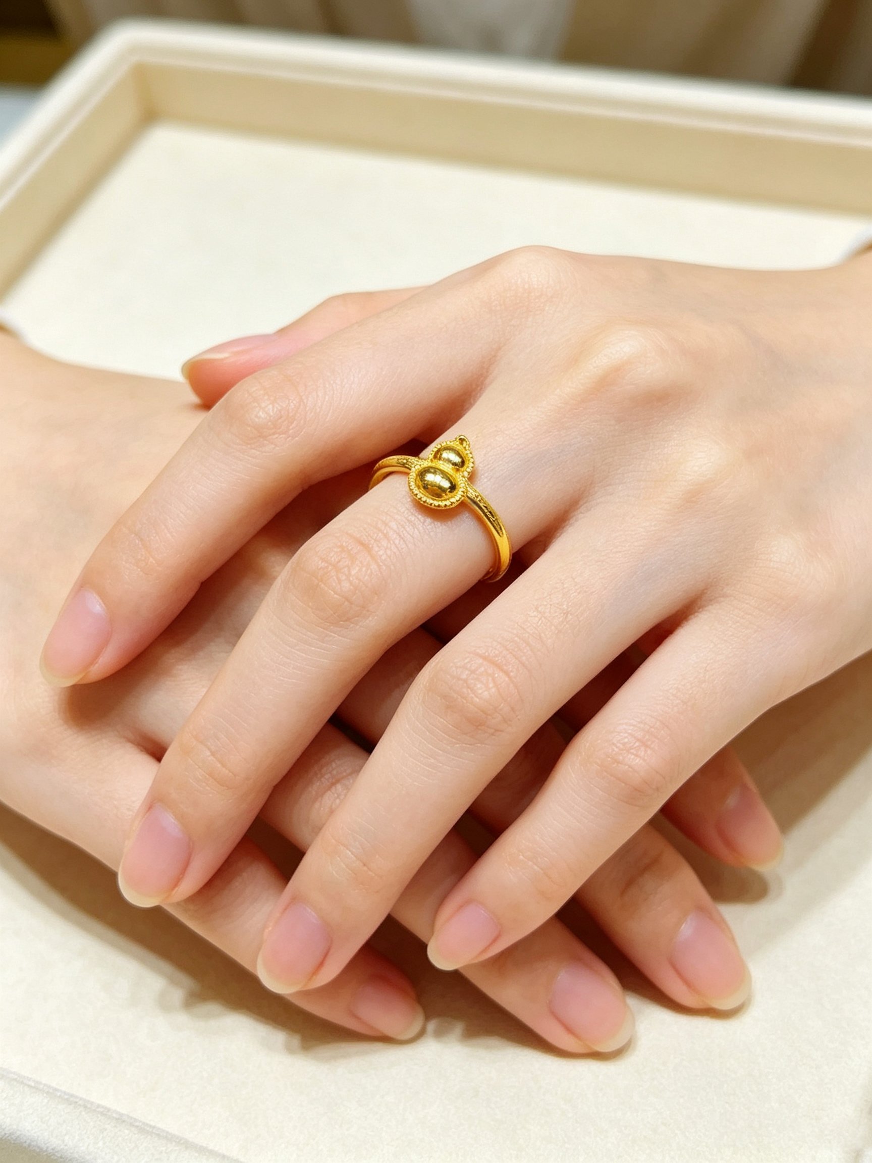 Golden Gourd Ring