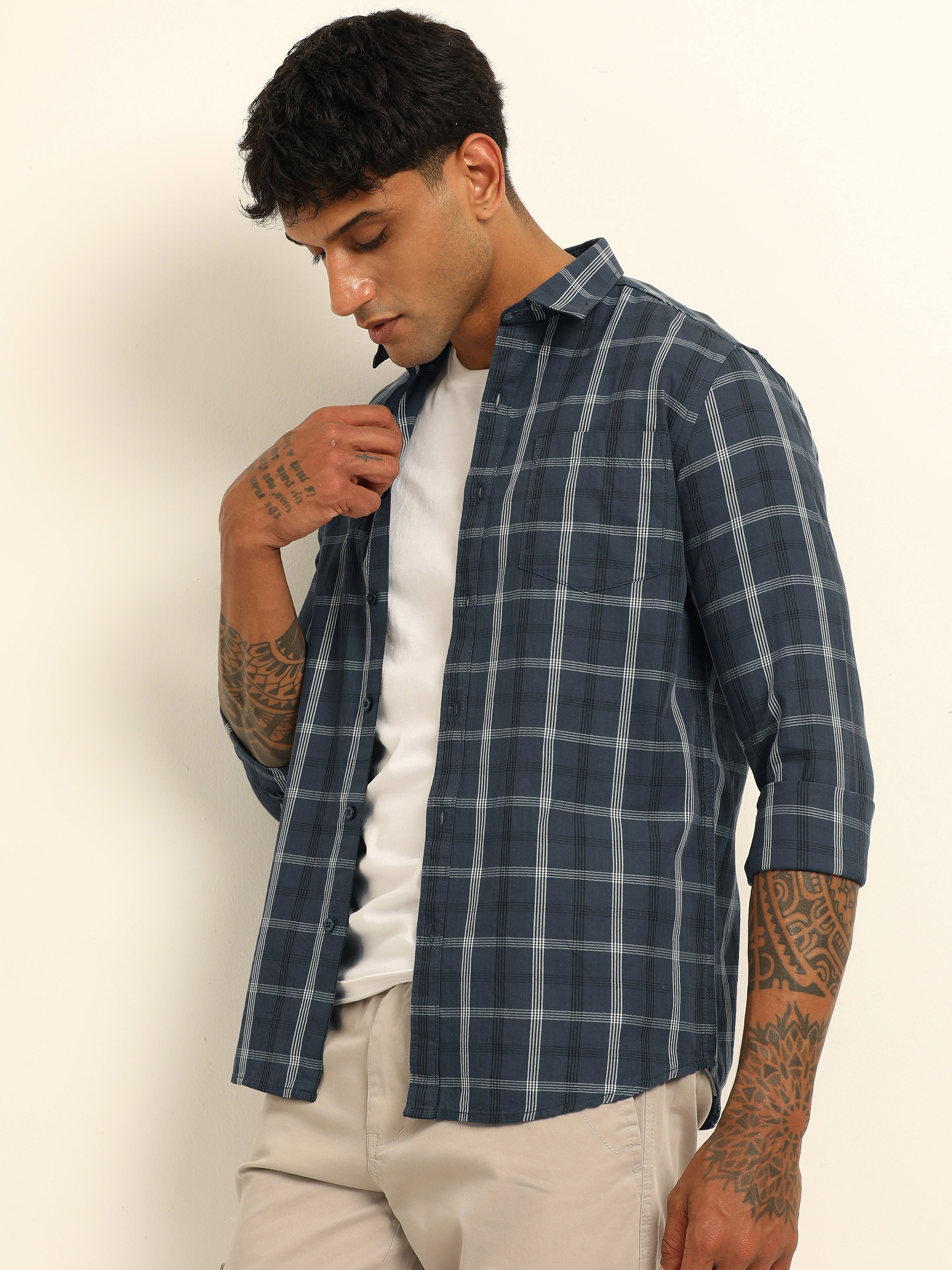 Bushirt Regular Fit Check Shirt