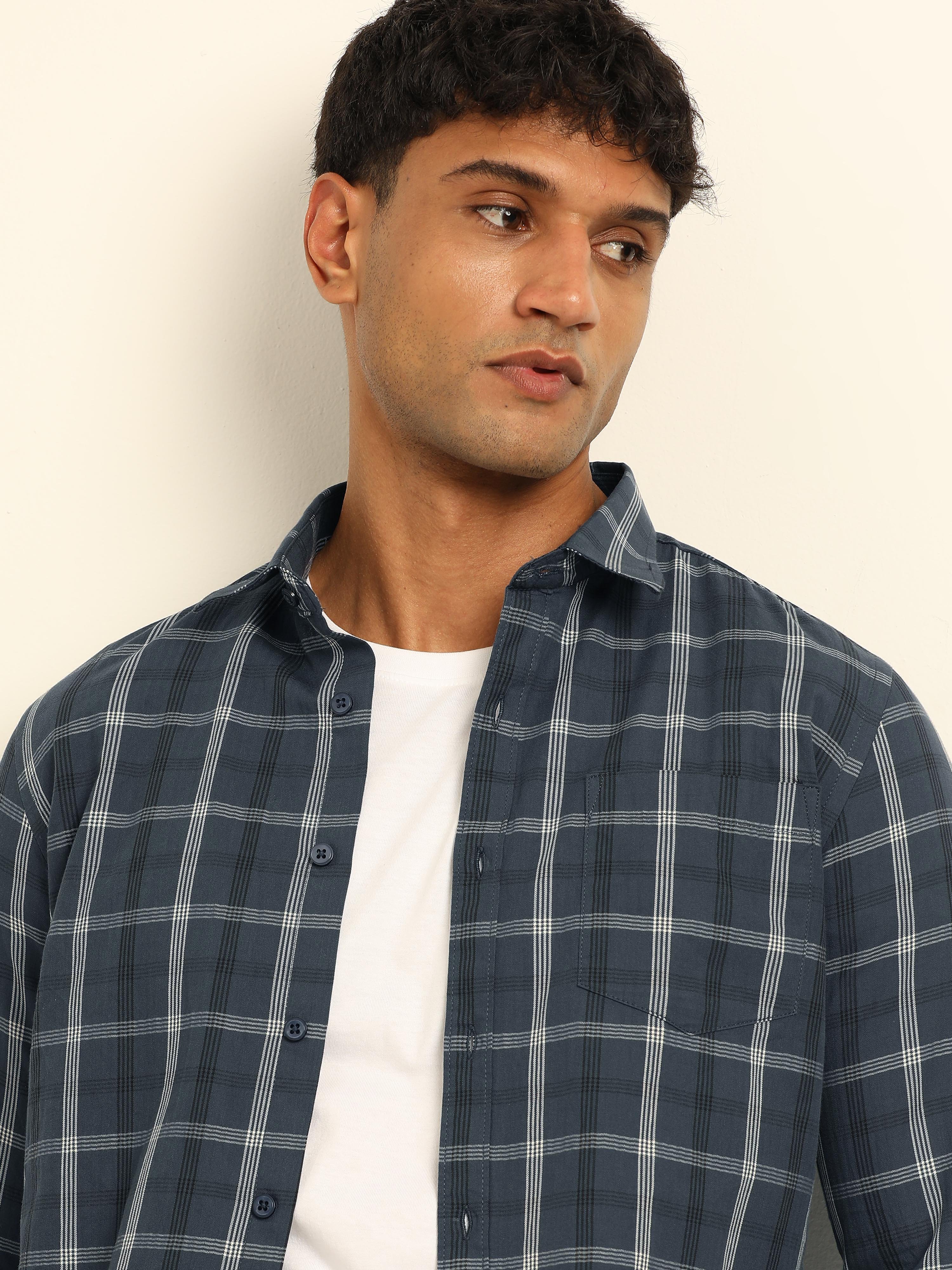 Bushirt Regular Fit Check Shirt