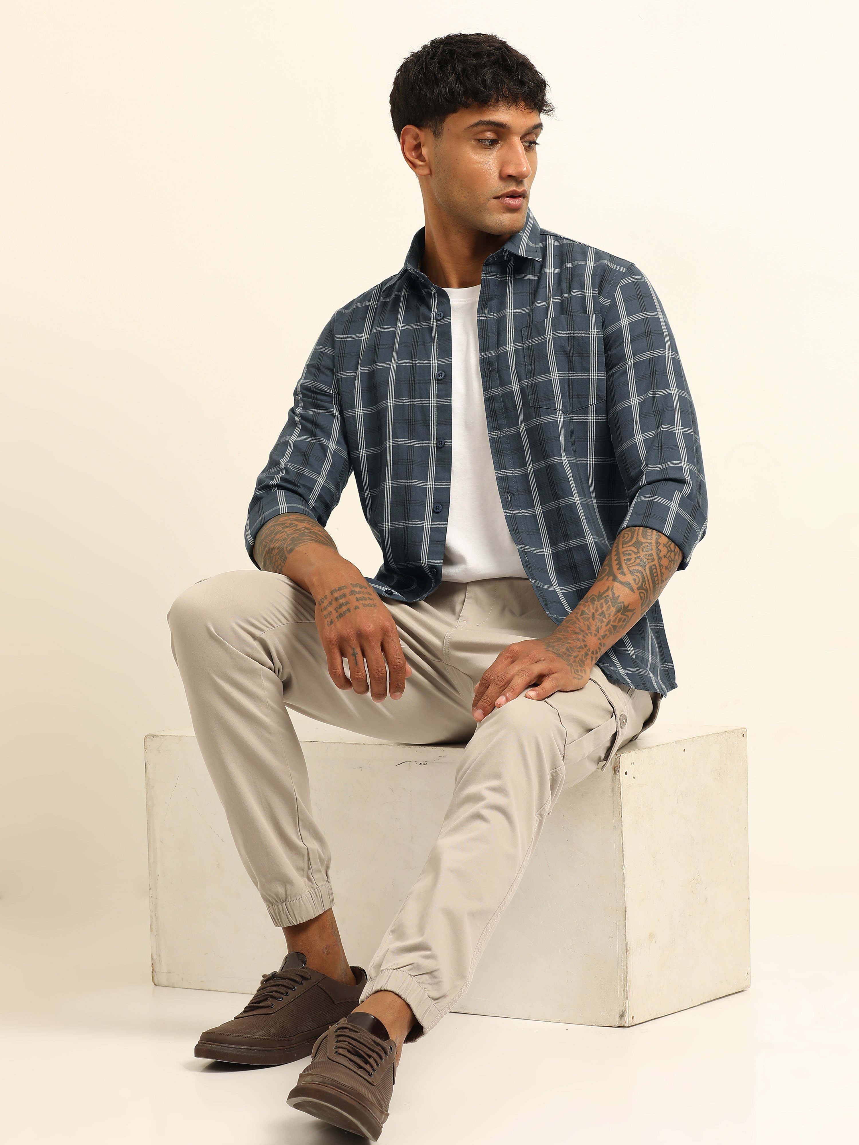 Bushirt Regular Fit Check Shirt
