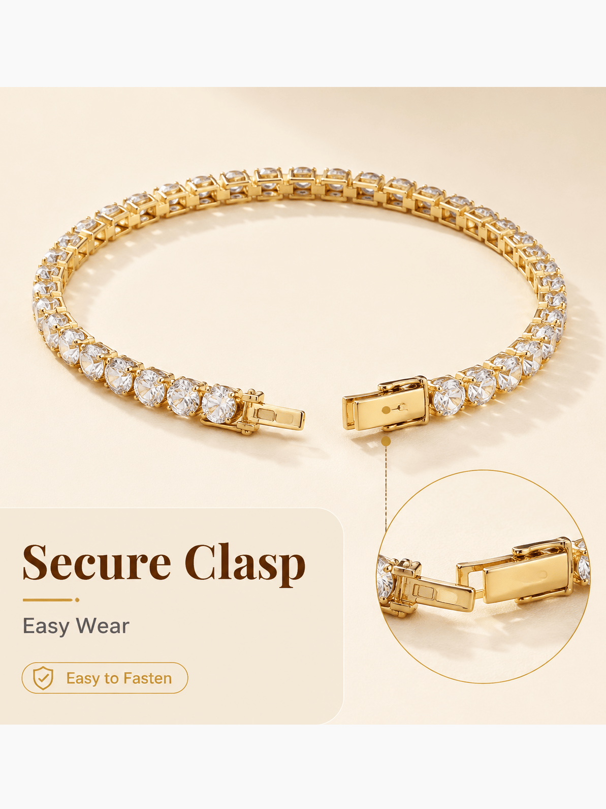 Paved Zircon Tennis Bracelet