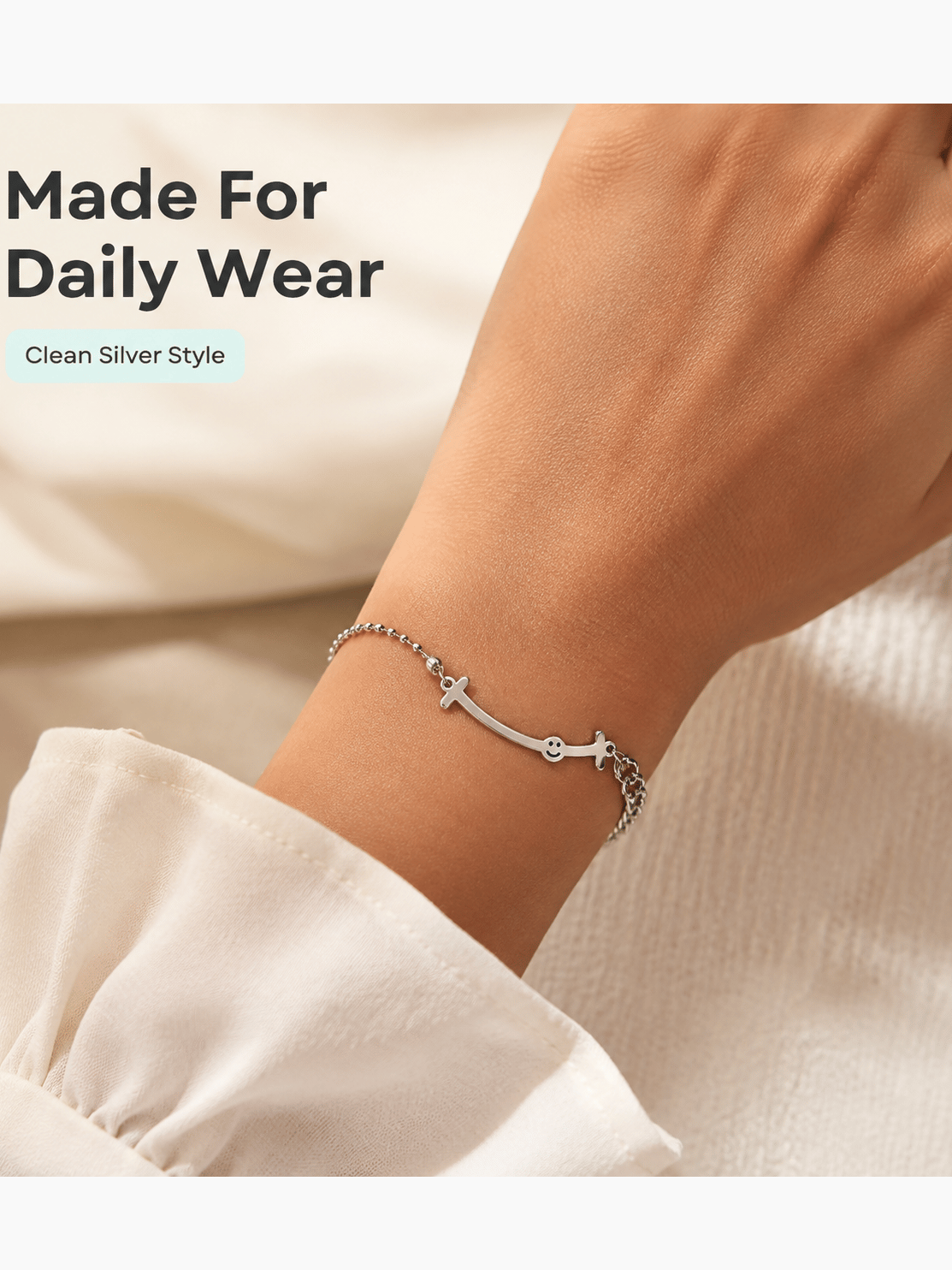 Cross Spliced Bracelet