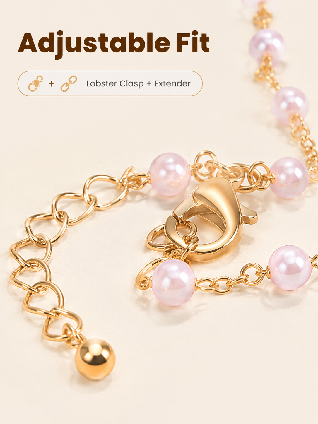Lobster Clasp Adjustable Bracelet