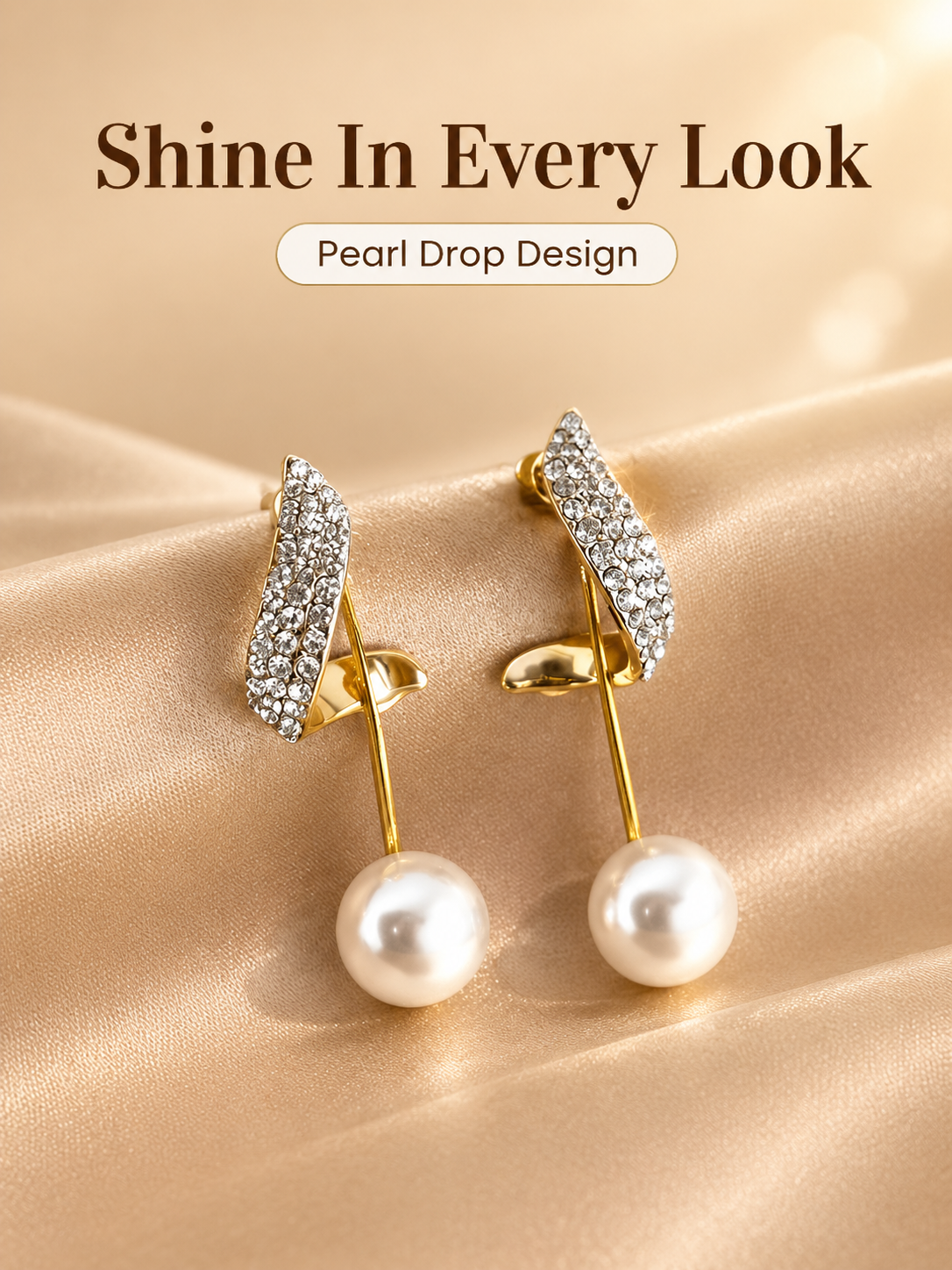 Gold Evil Eye Zirconia Huggie Earrings