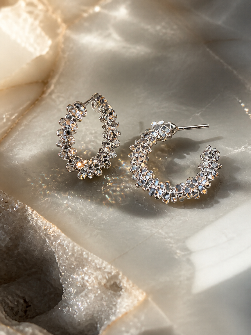 Silver Hoop Earrings