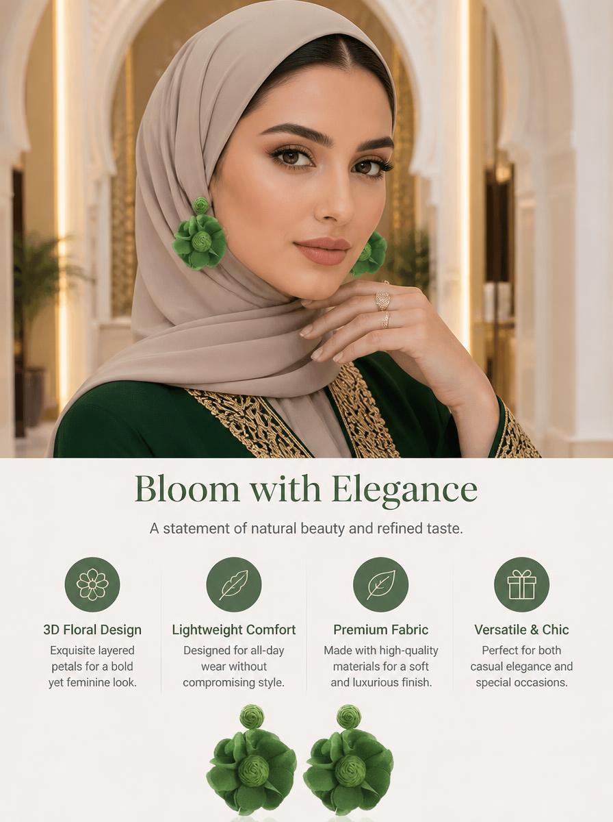 Emerald Bloom Earrings