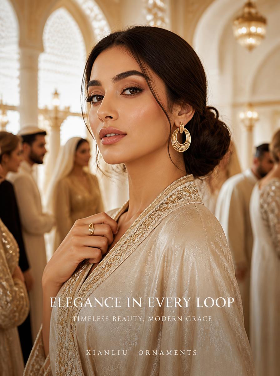 Gold Layered Hoop Earrings