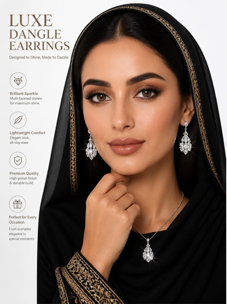 Silver Teardrop Earrings