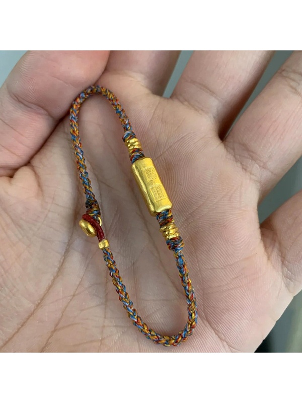Gold Plated String Vajra Bracelet