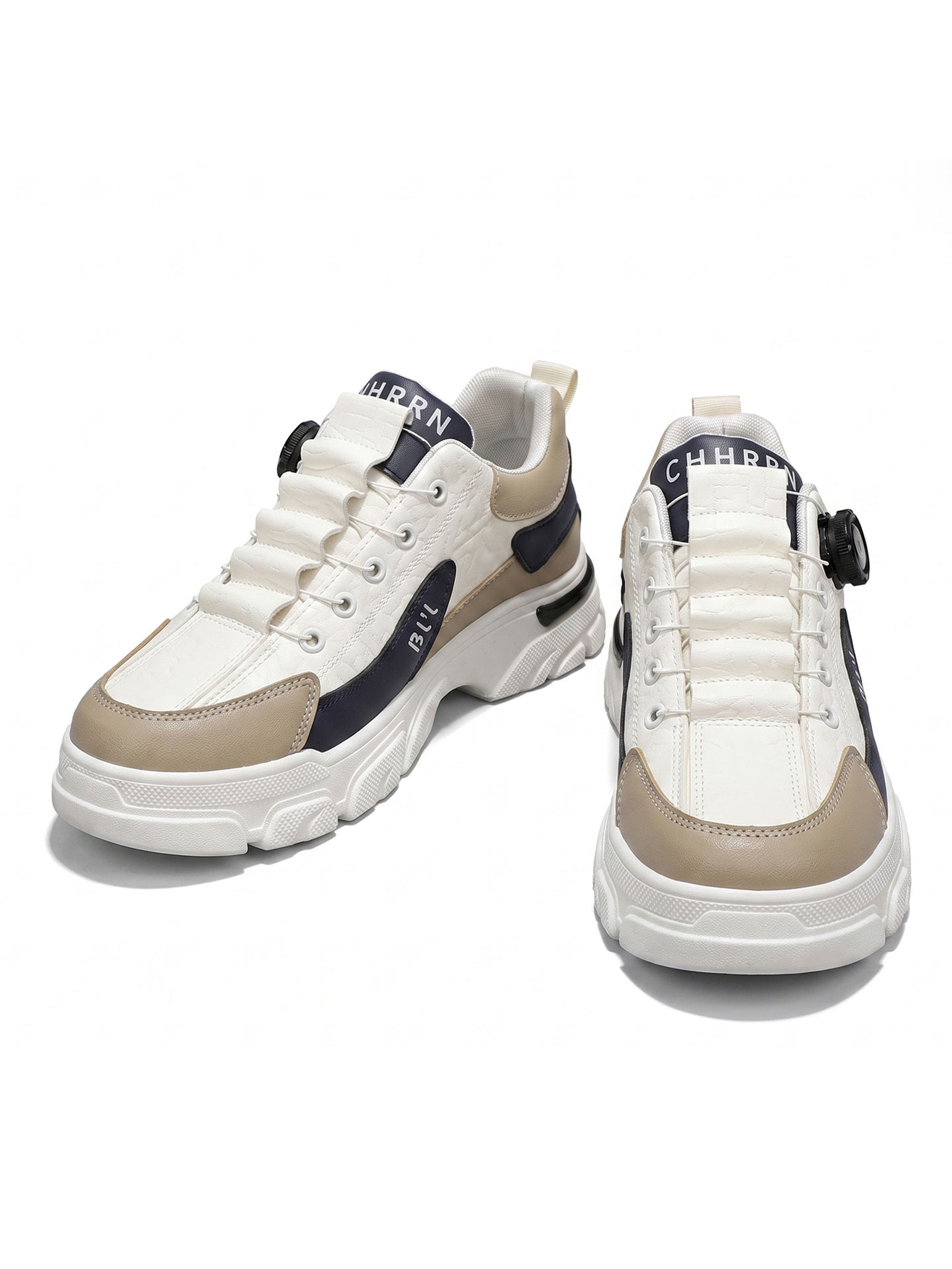 Multi-Color Chunky Sole Casual Sneakers