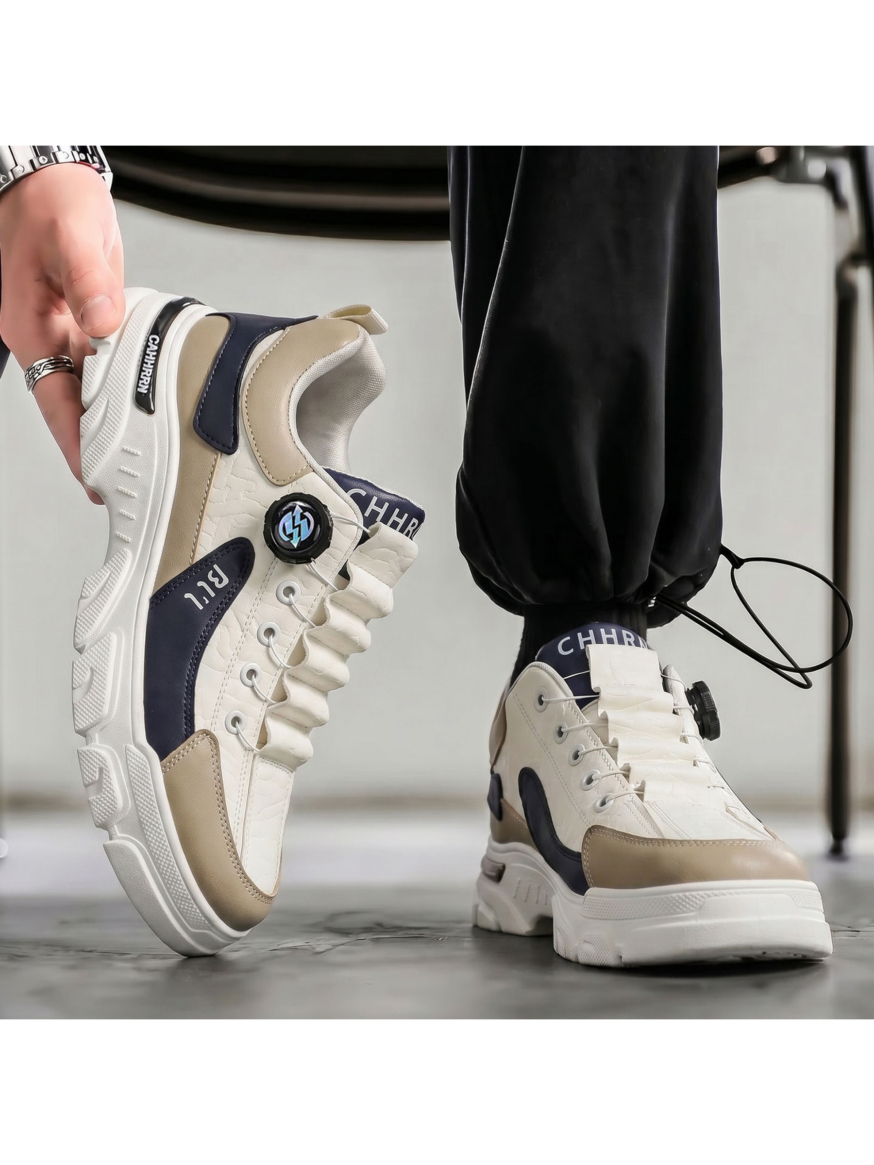 Multi-Color Chunky Sole Casual Sneakers