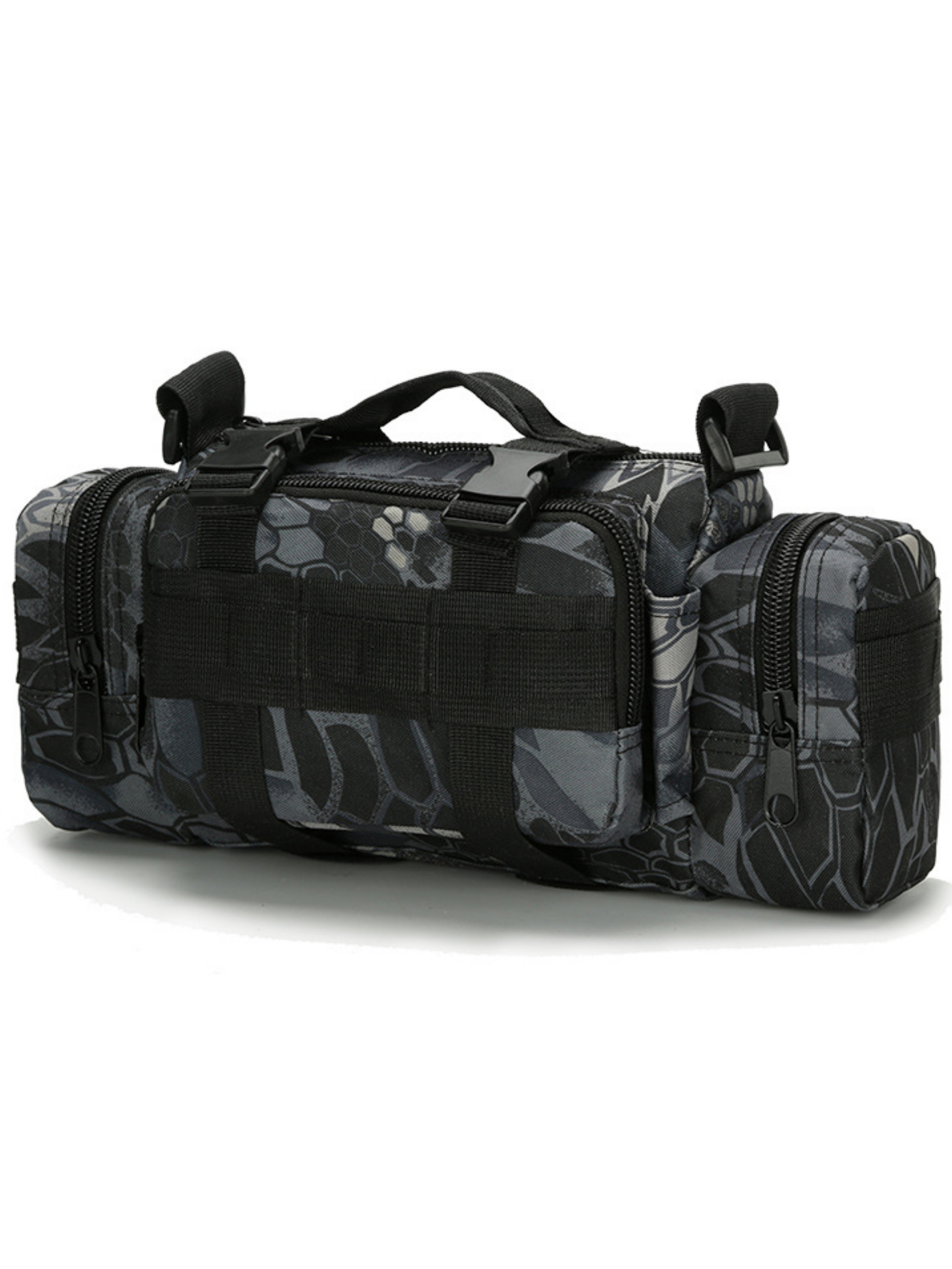 Black Printed Crossbody Bag