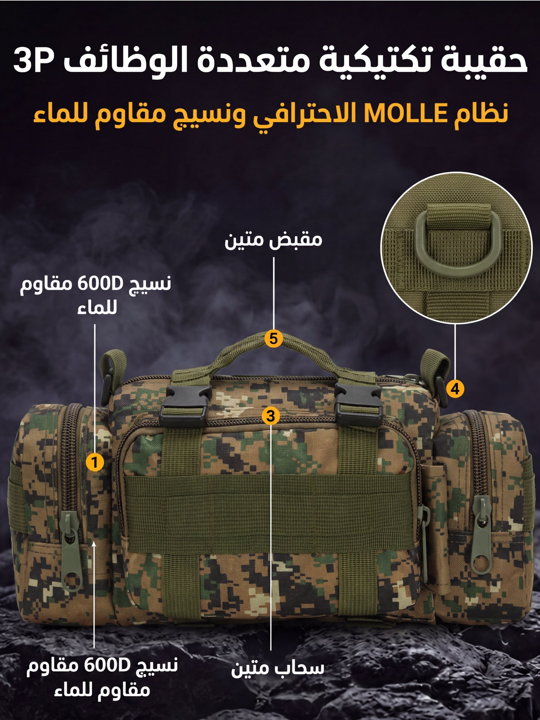 Camo Crossbody Bag