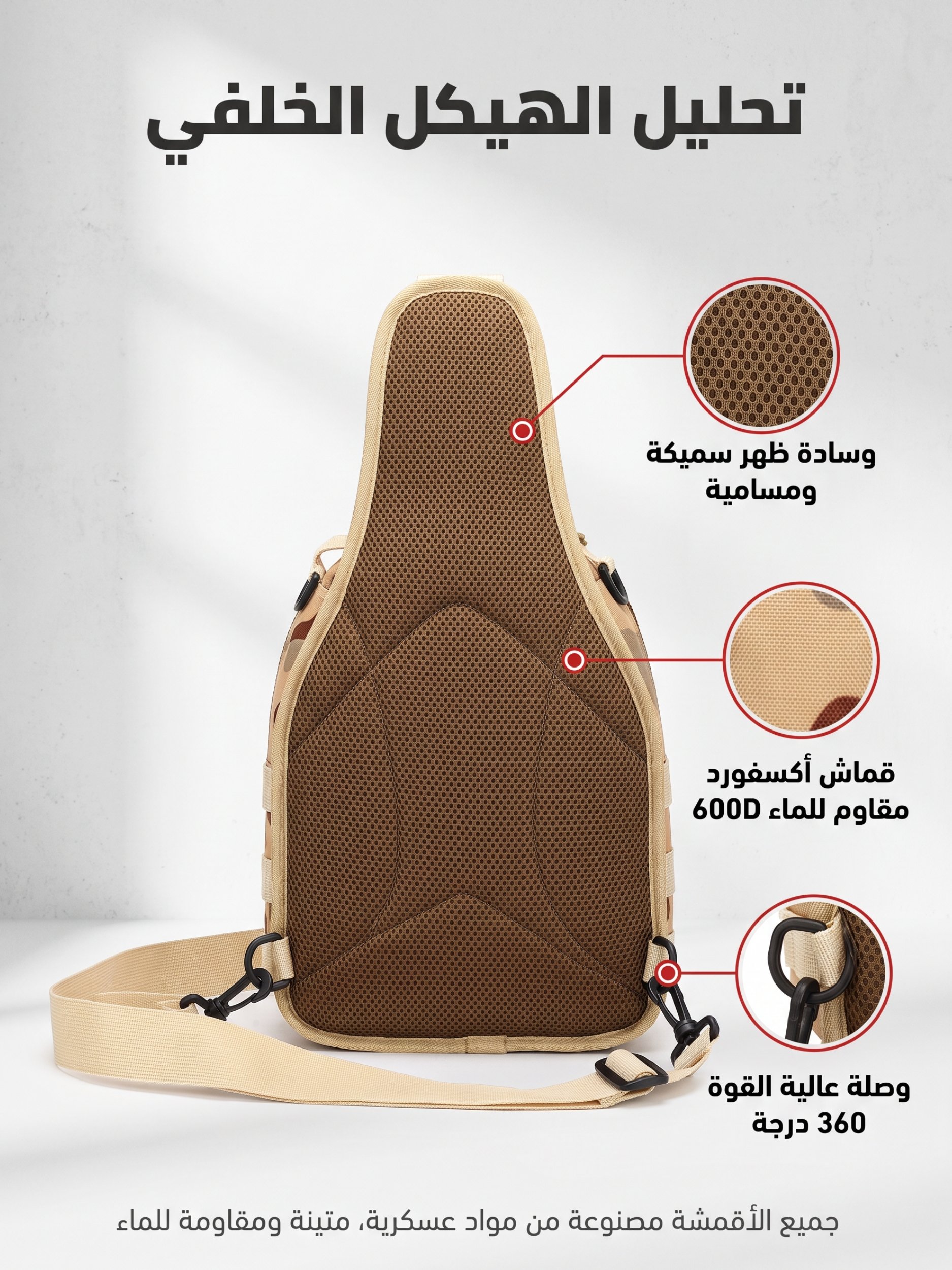 Men Camo Crossbody Bag