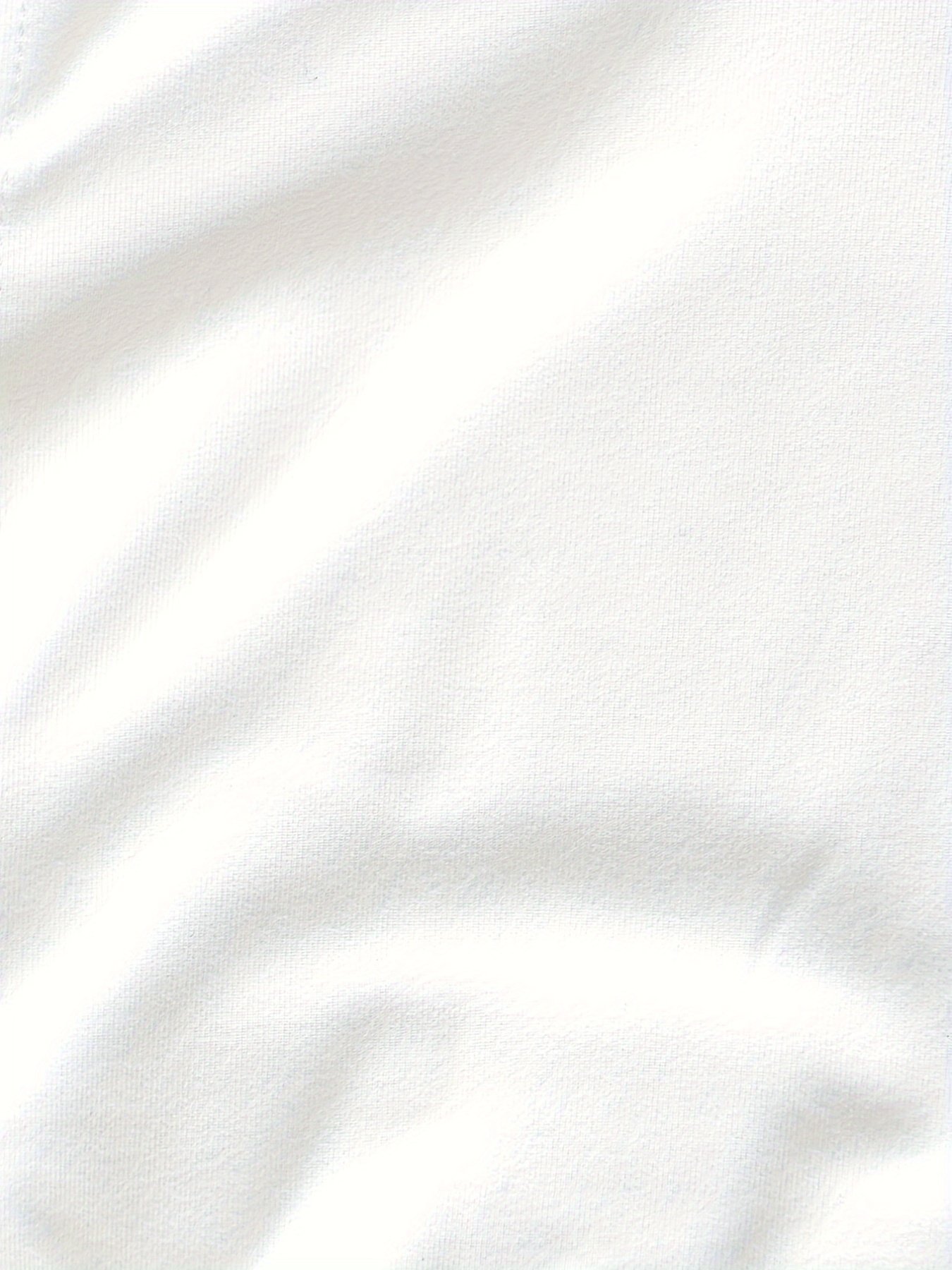 White Printed Round Neck Knitted T-Shirt