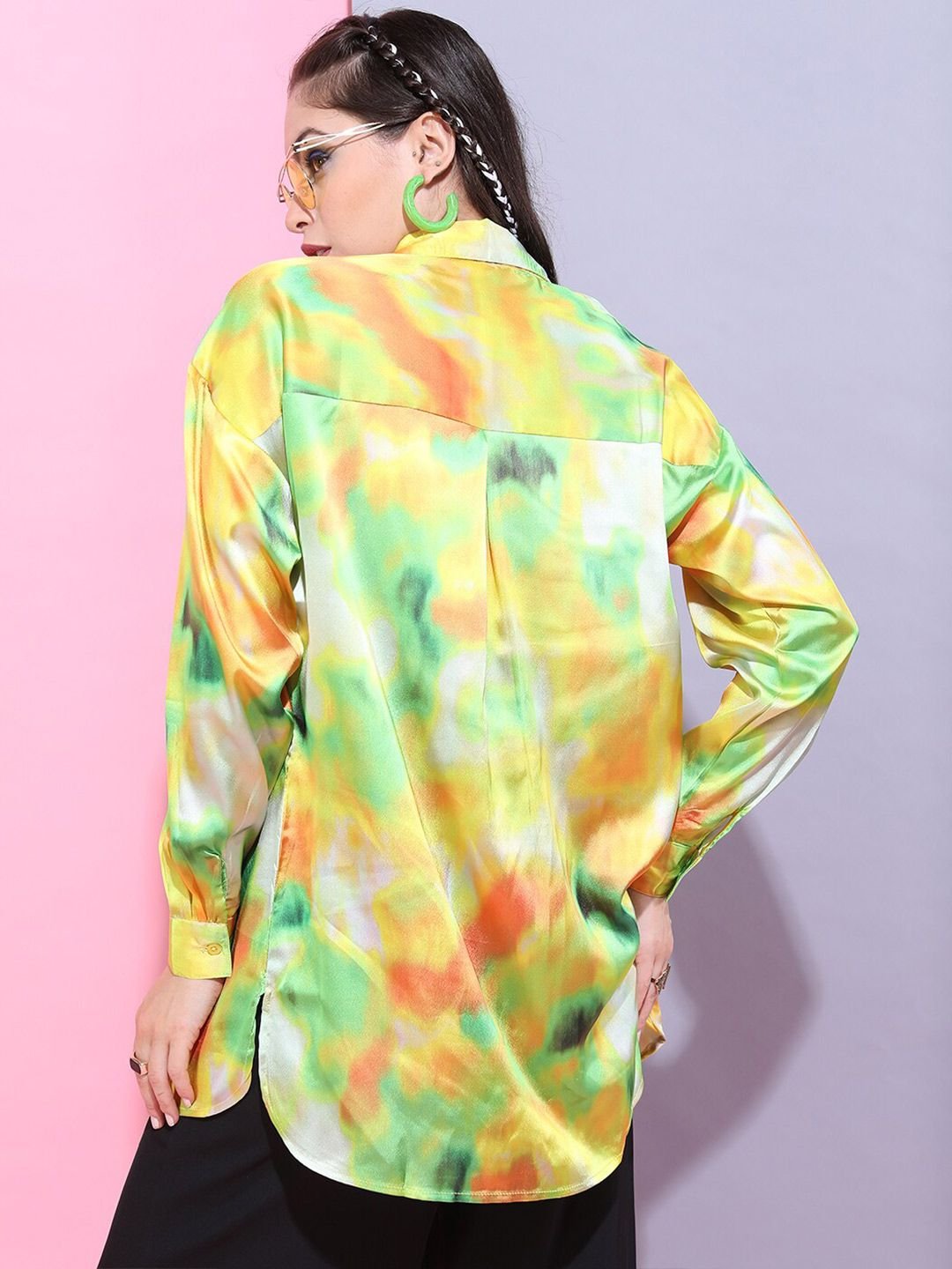 Multi Dyed Long Sleeves Regular Shirt