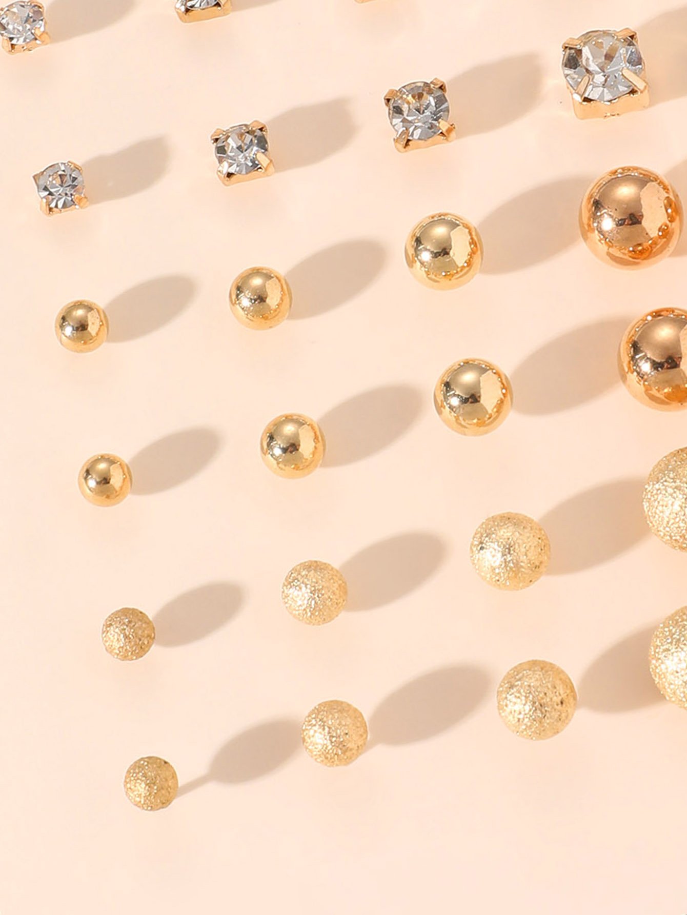 Multi-Style Stud Earrings Set