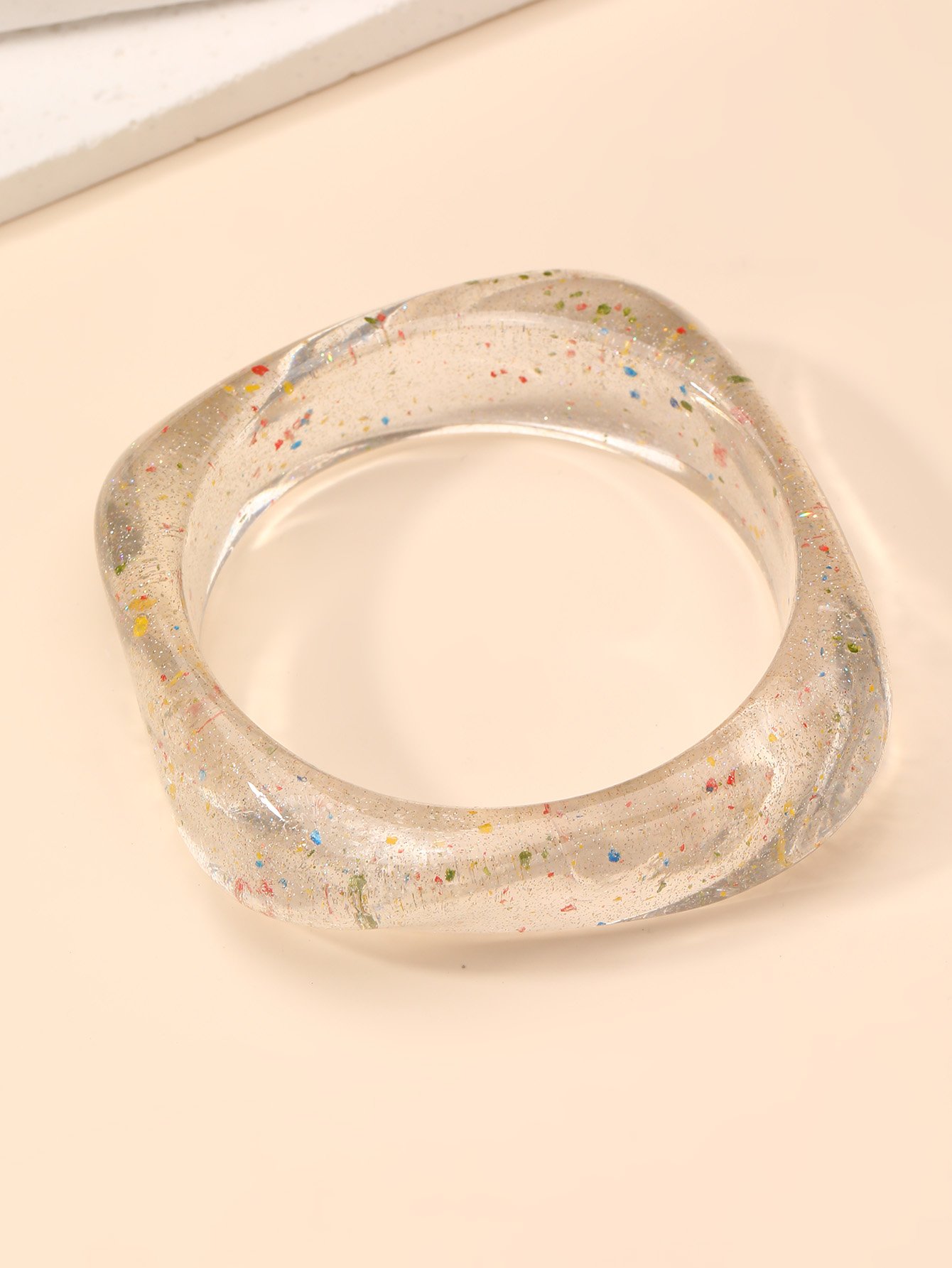 Solid Geometric Shape Bangle