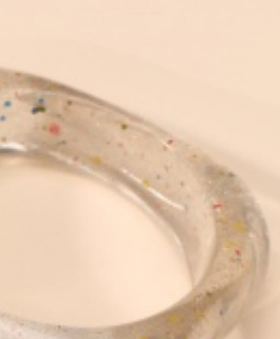 Solid Geometric Shape Bangle