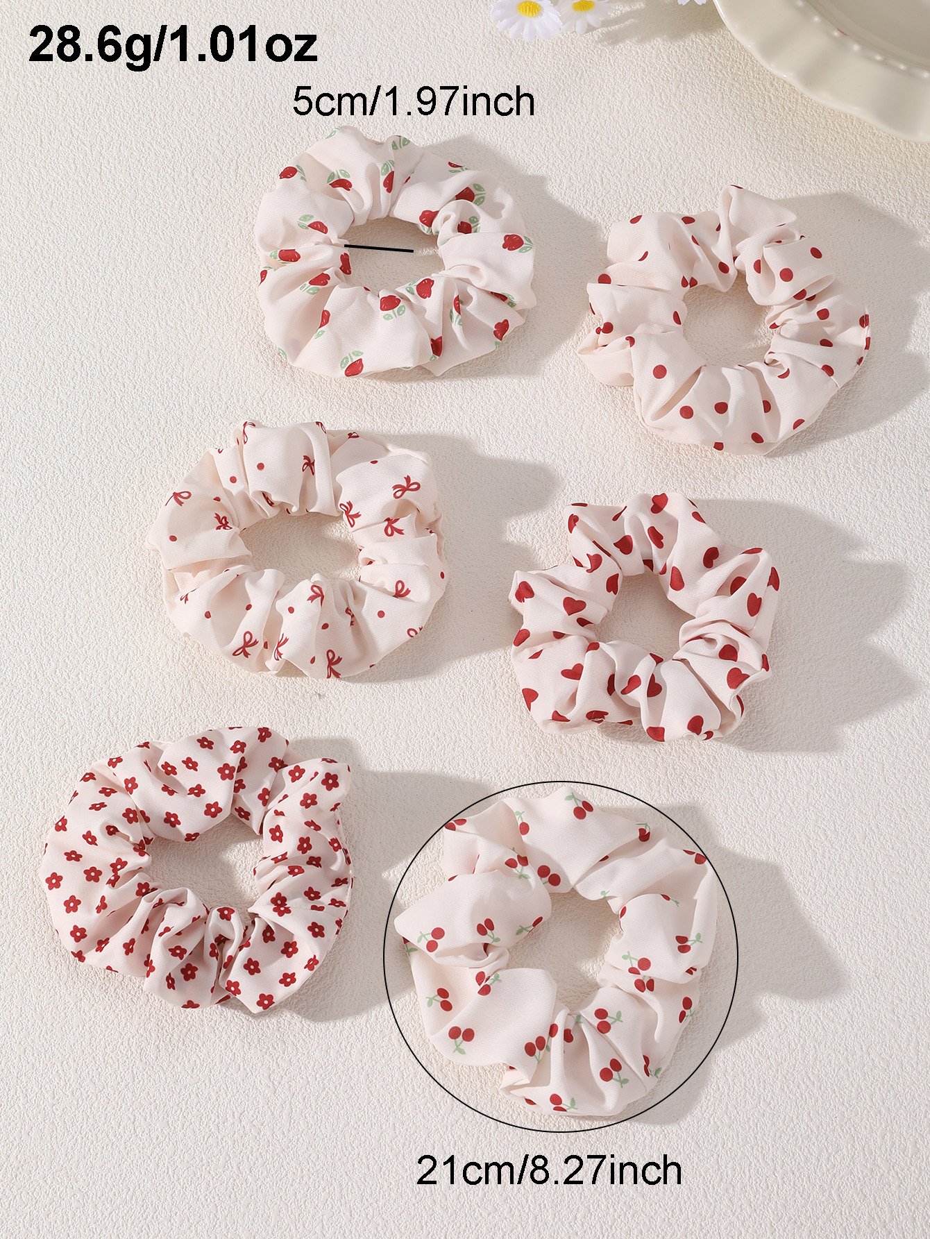 Multi-Patterned Hair Tie Set