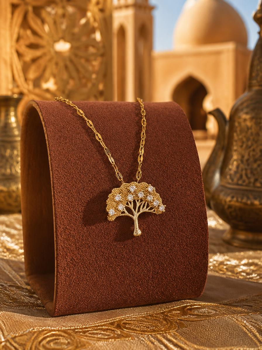 Tree Of Life Gold Necklace