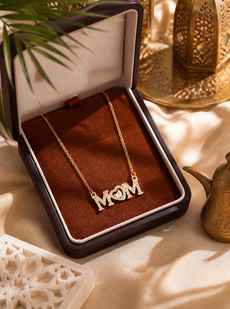 MOM Letter Necklace