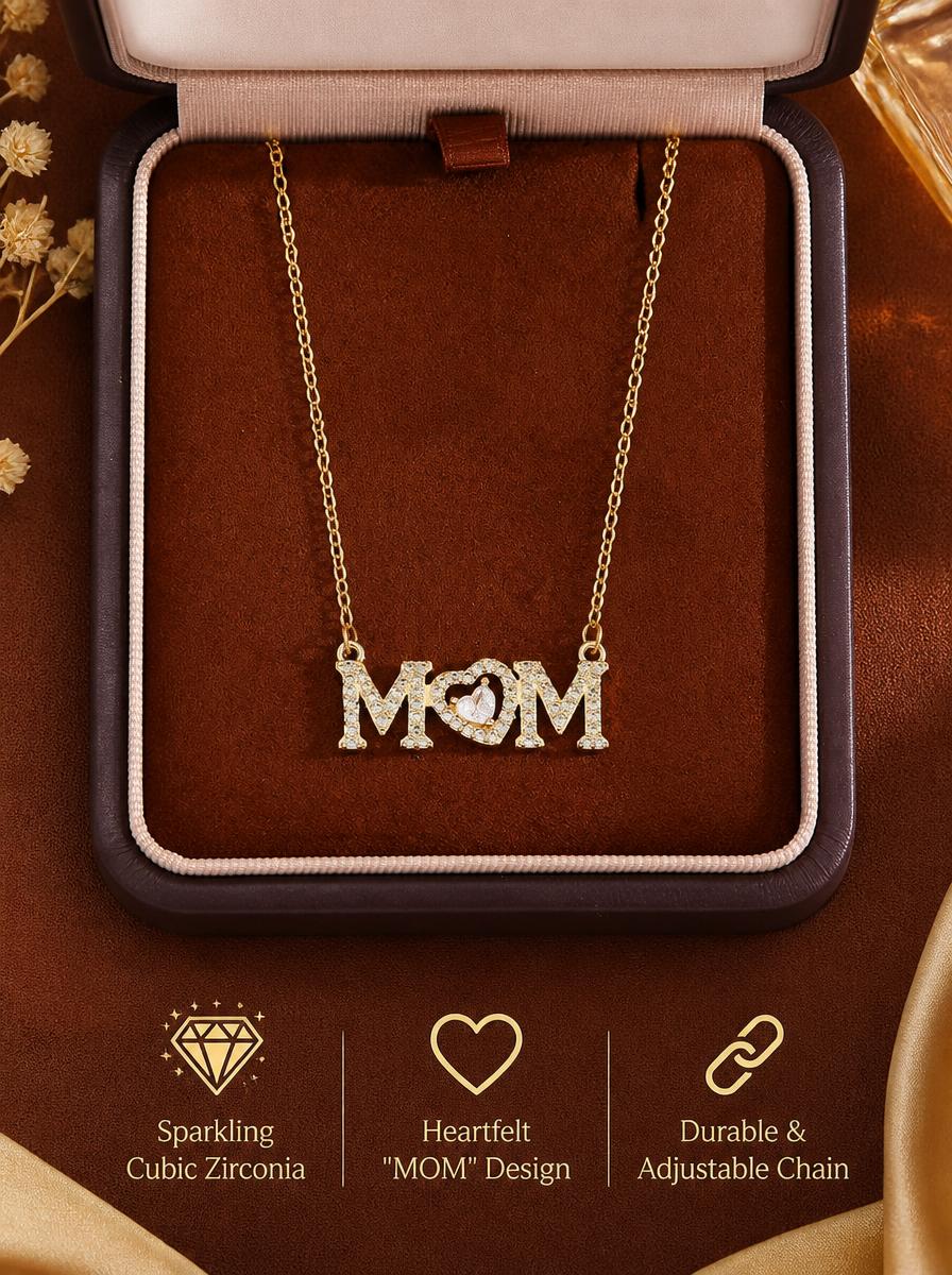 MOM Letter Necklace