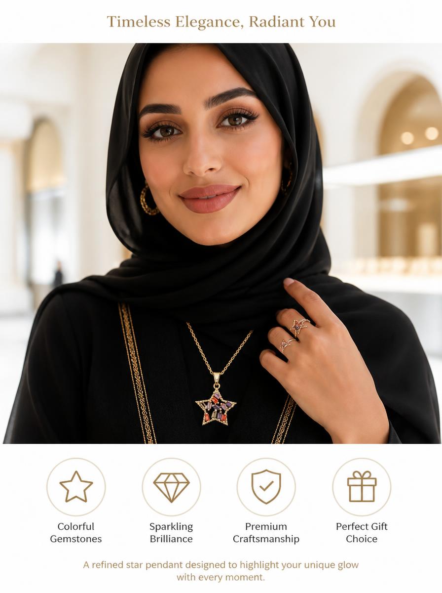 Crystal Star Necklace