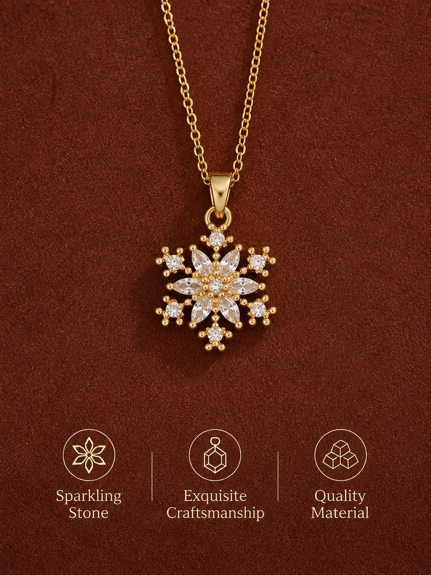 Snowflake Pendant Necklace