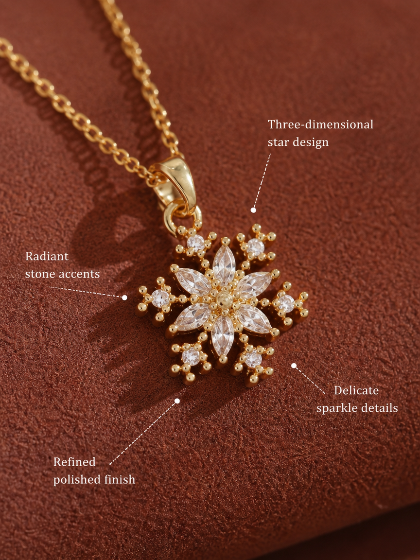Snowflake Pendant Necklace