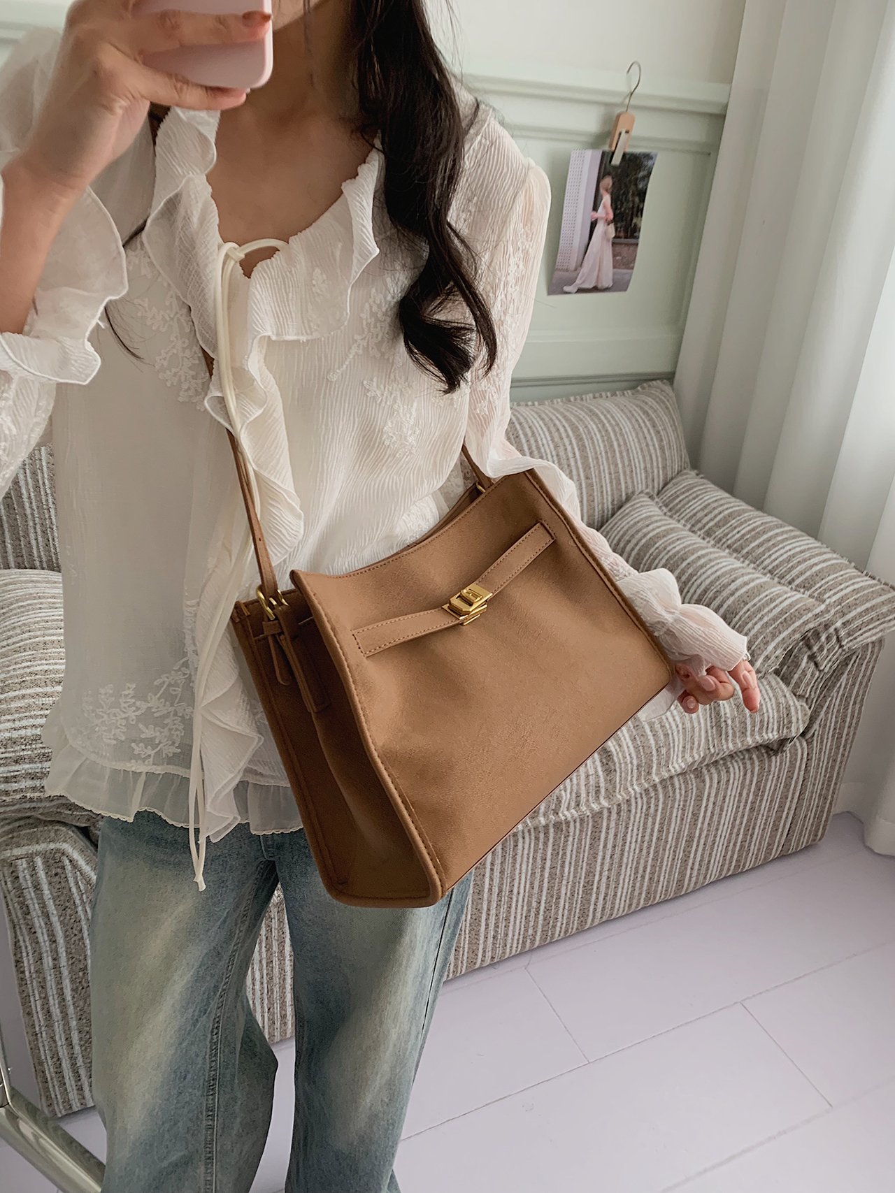 Brown Crossbody Bag for Women
