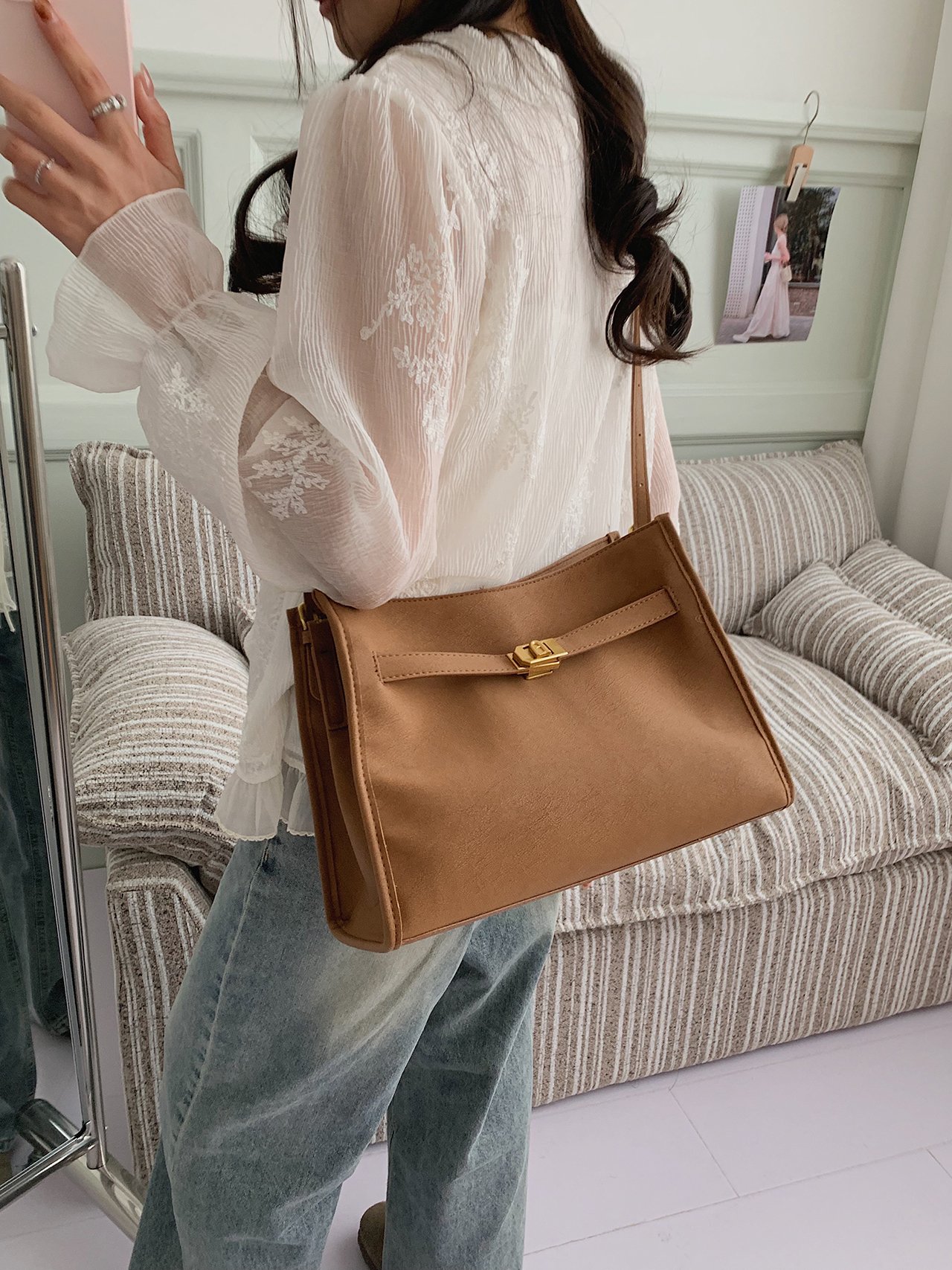 Brown Crossbody Bag for Women
