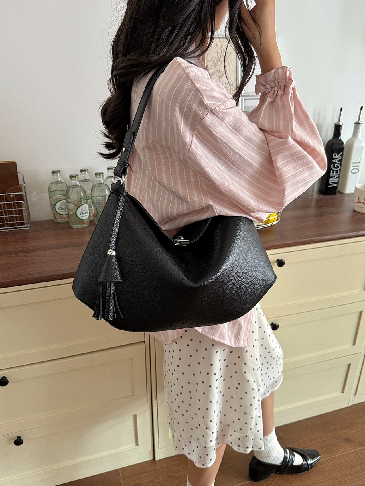 Black Crossbody Bag for Women - Versatile Shoulder Purse