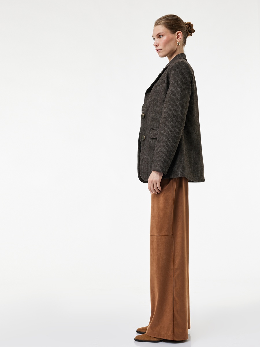 Plain Wide Leg Pants