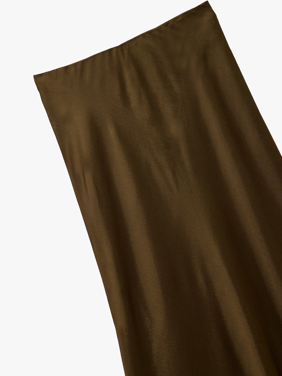 Satin Midi Skirt