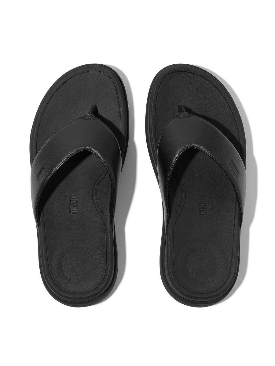 Men Black Classic Comfort Flip-Flops