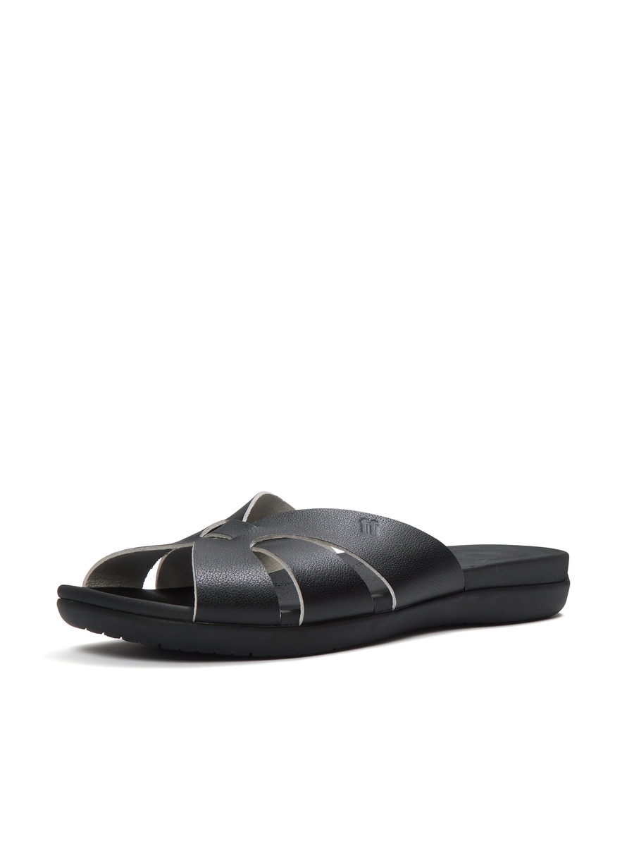 Black Knot-Detail Comfort Slides