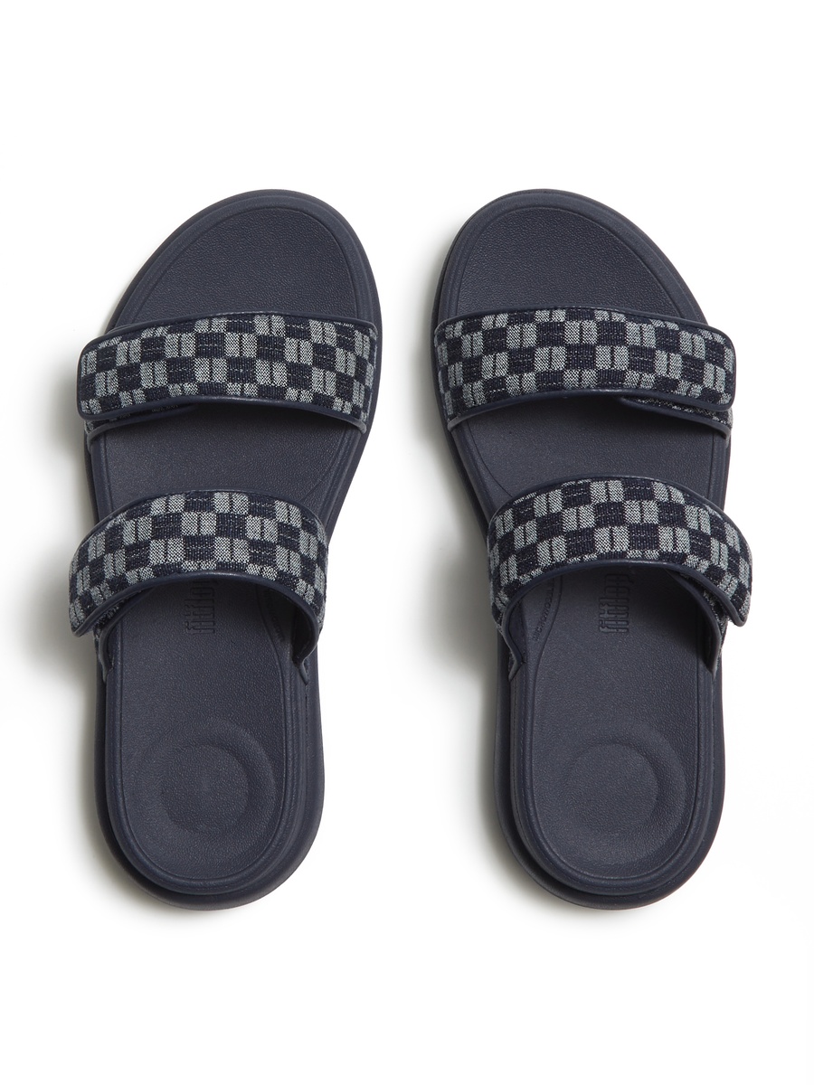 Multi-Checkered Adjustable Comfort Slides