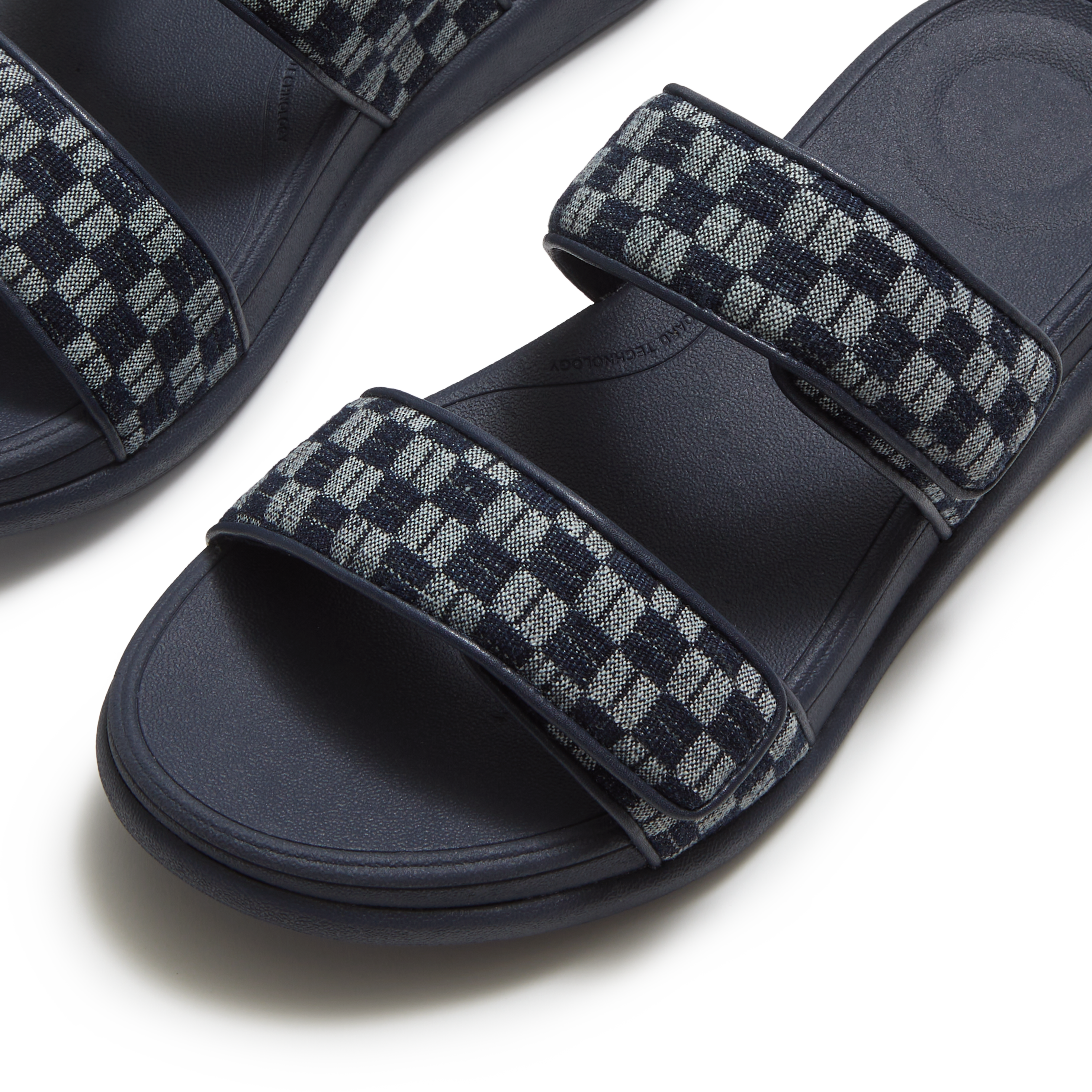 Multi-Checkered Adjustable Comfort Slides