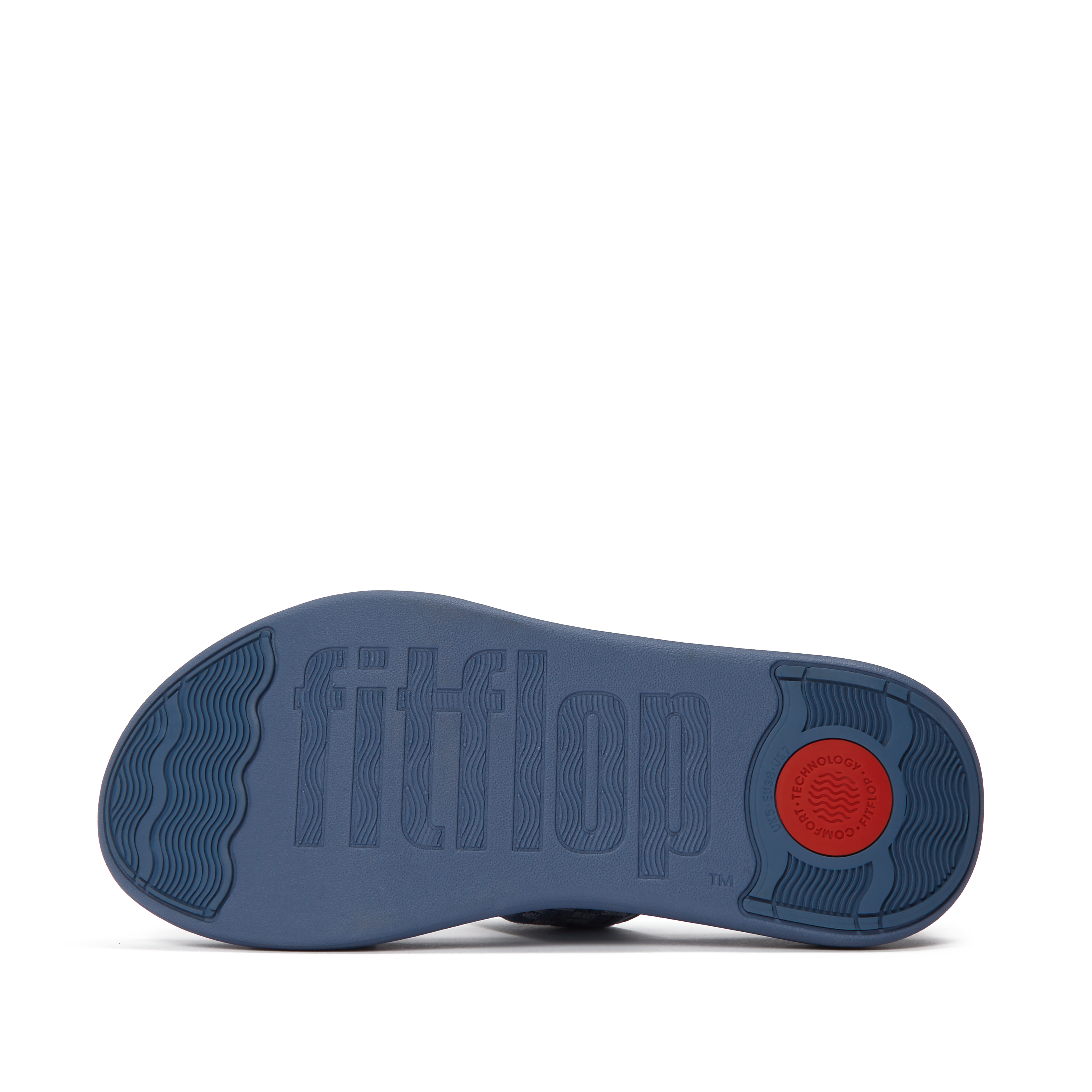 Blue Checkered Pattern Dual Strap Slides