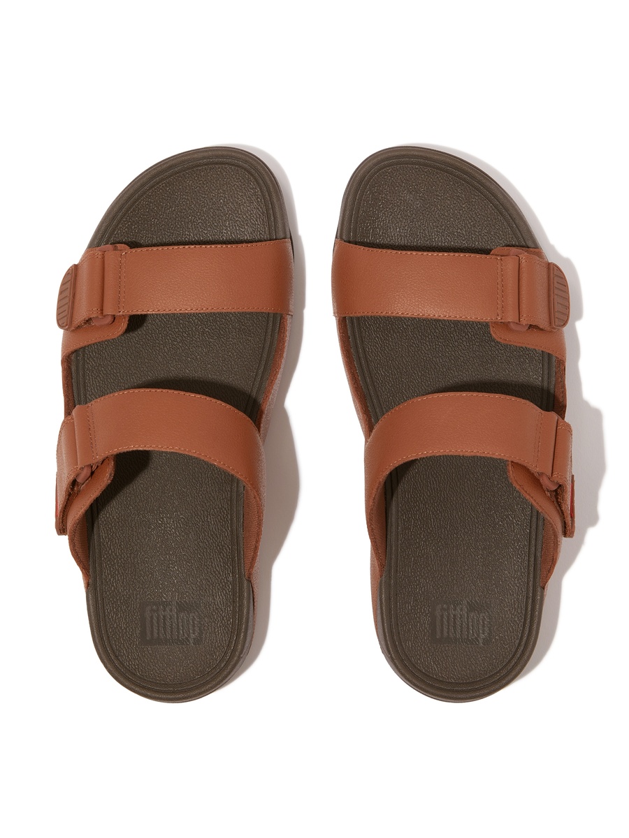 Men Tan Comfort Slide Sandals