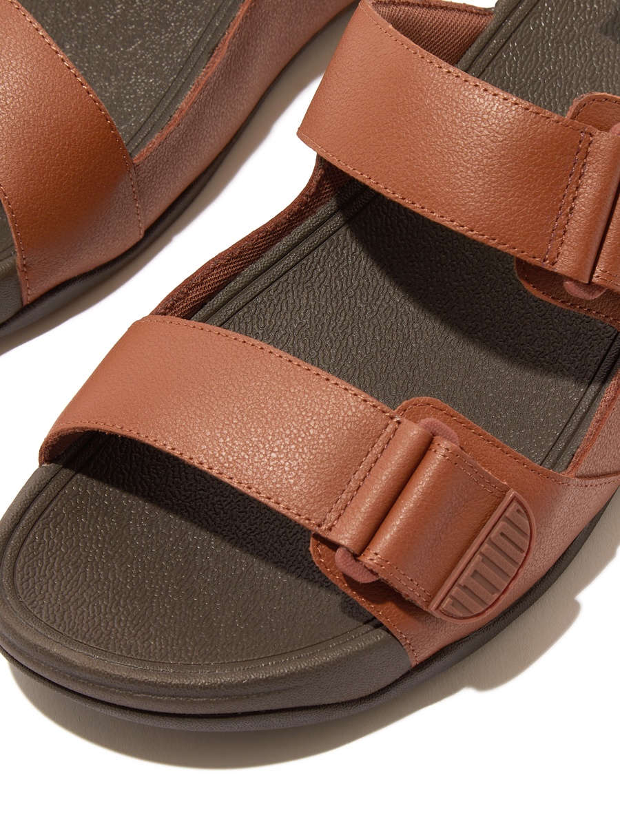 Men Tan Comfort Slide Sandals