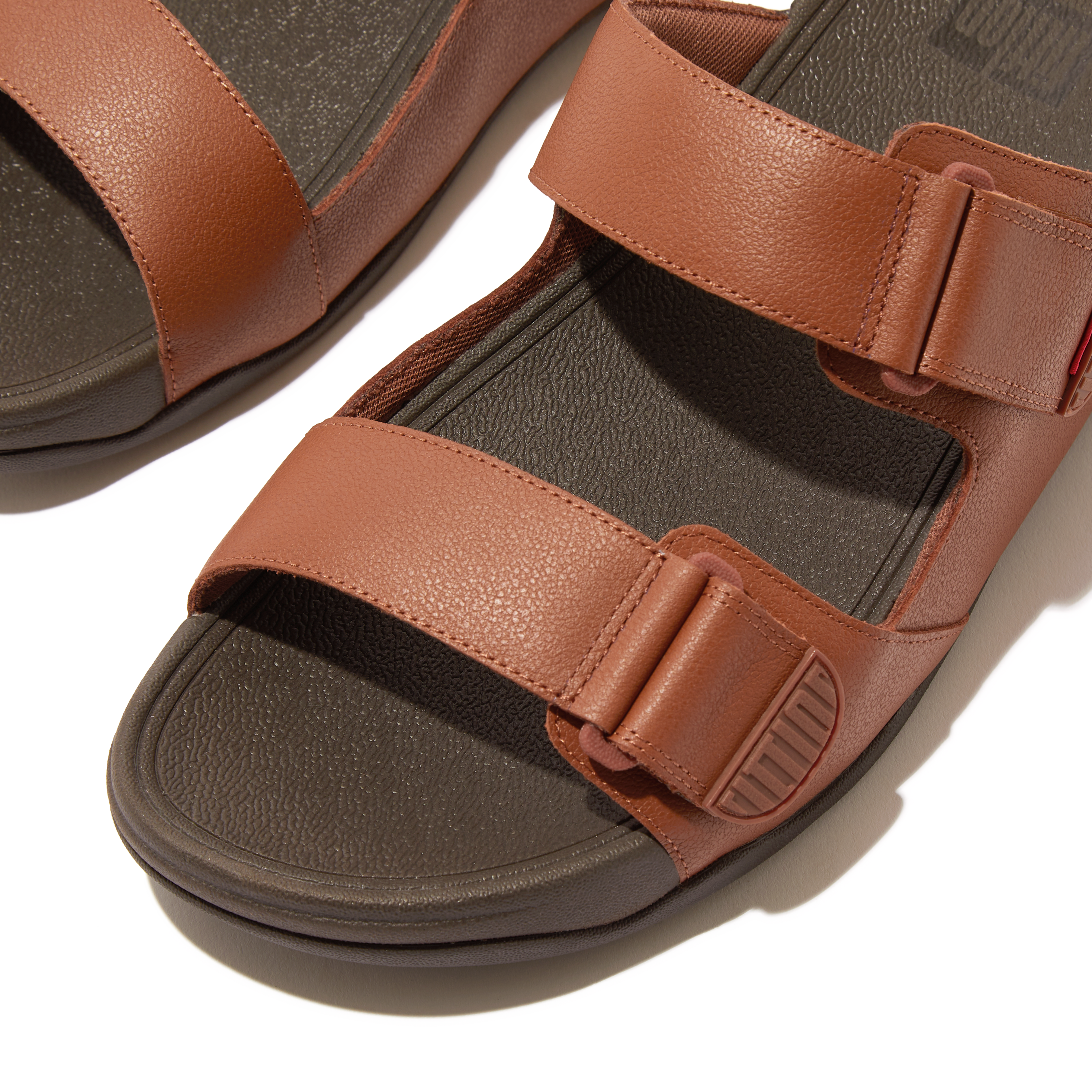 Men Tan Comfort Slide Sandals