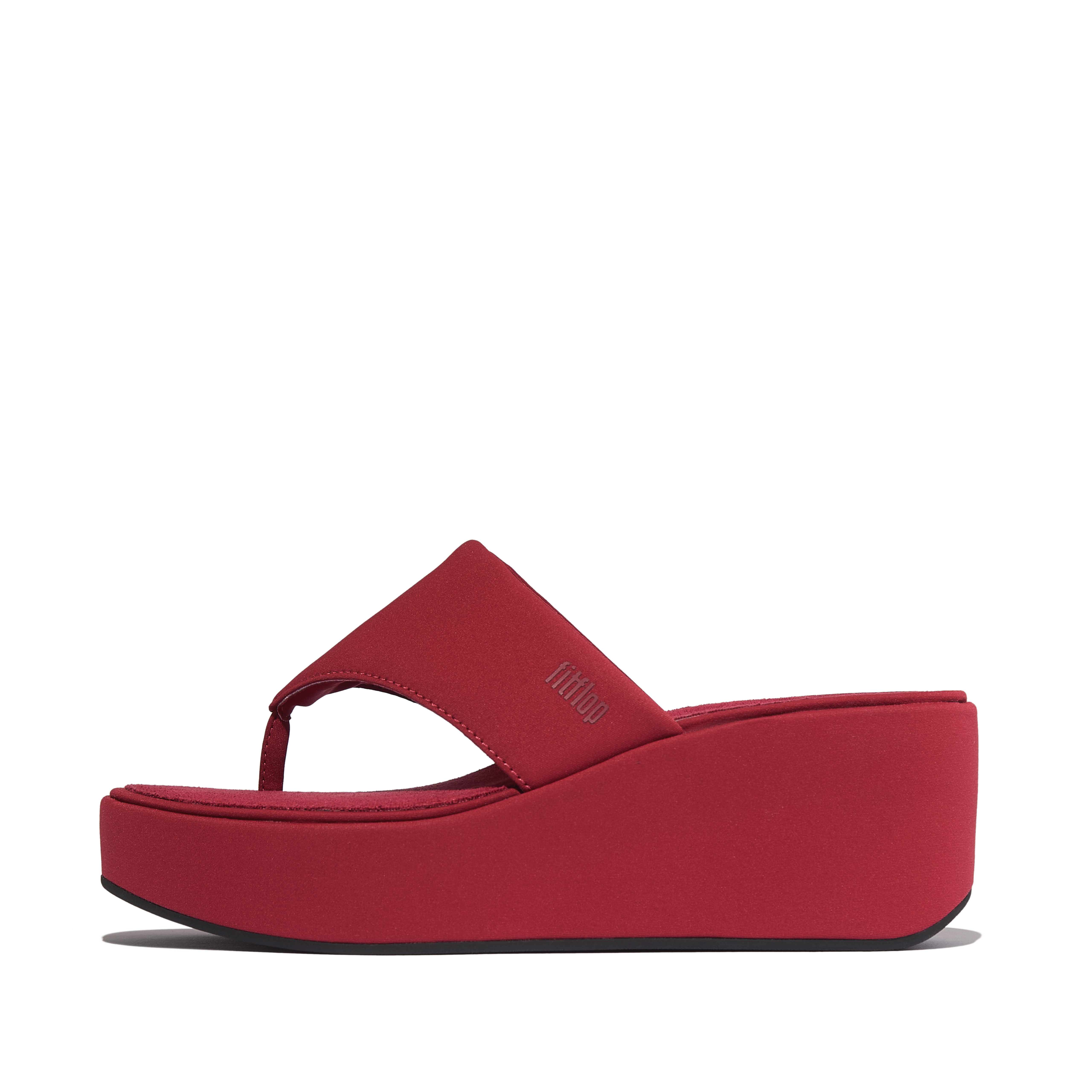 Maroon Plain Heel Sandals