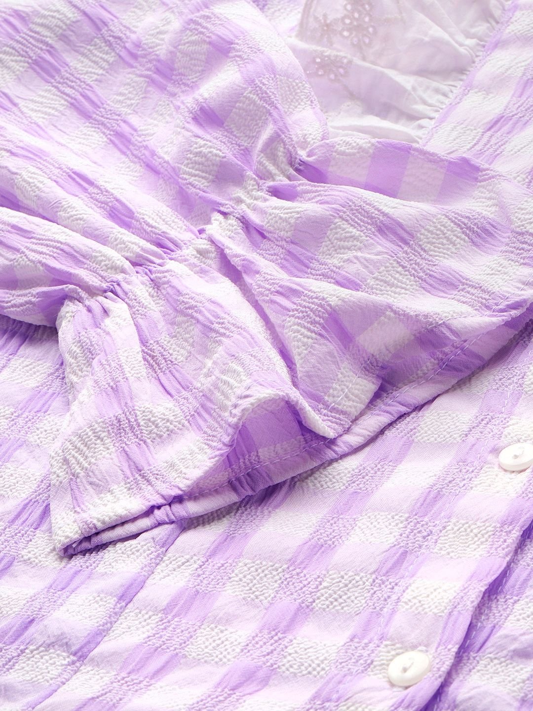 Purple Solid Long Sleeves Regular Shirt