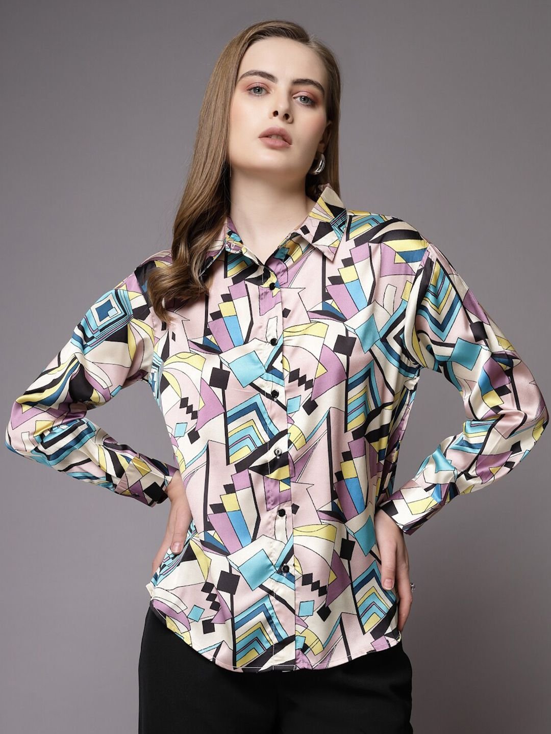 Multi Solid Long Sleeves Regular Shirt