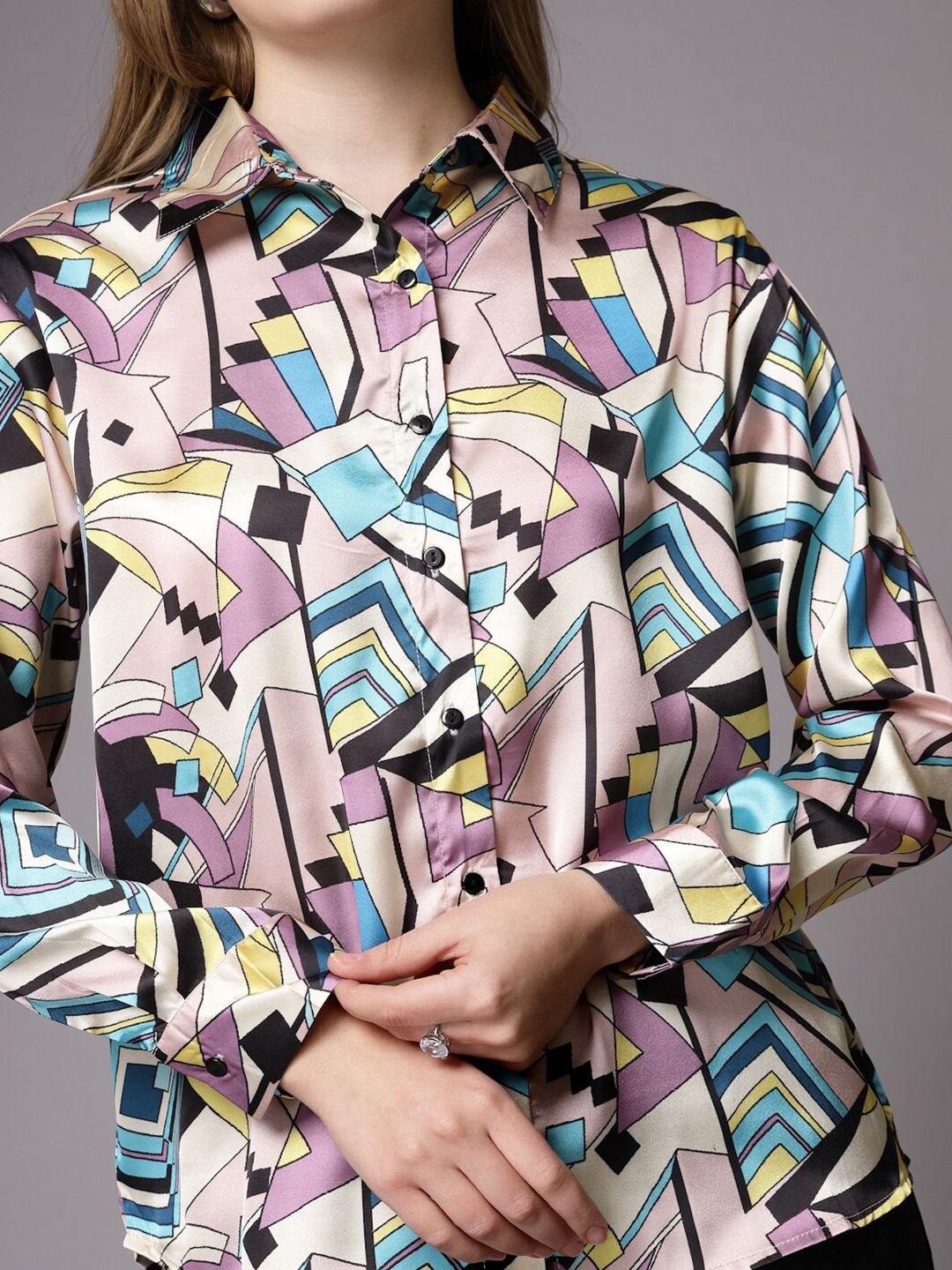 Multi Solid Long Sleeves Regular Shirt