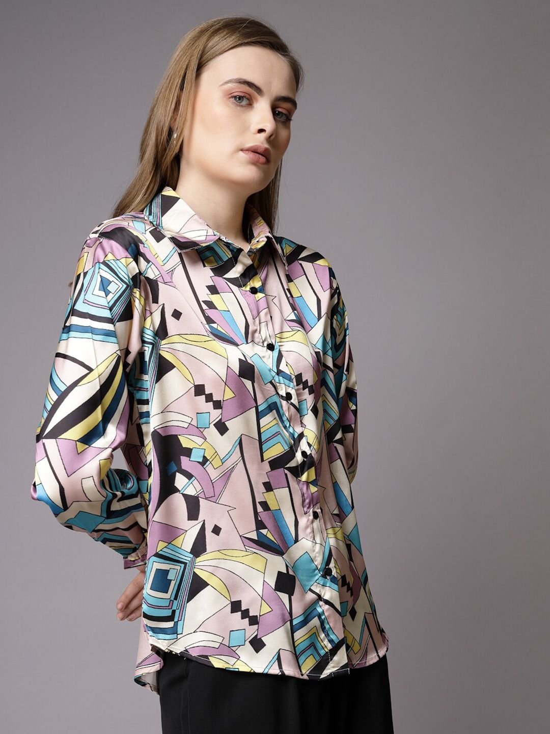 Multi Solid Long Sleeves Regular Shirt
